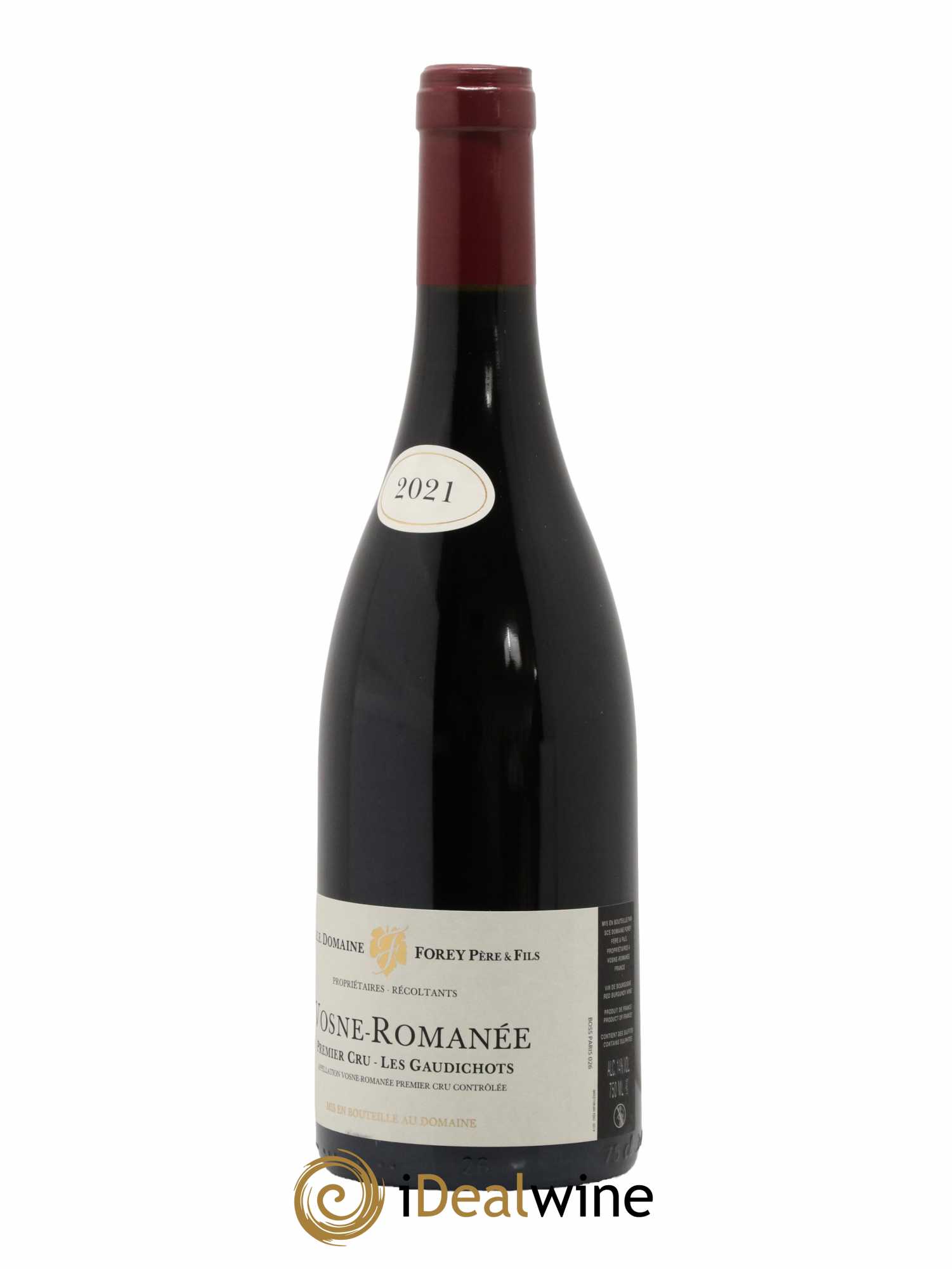 Vosne-Romanée 1er Cru Les Gaudichots Forey Père et Fils (Domaine) 2021 - Lot de 1 bouteille - 1