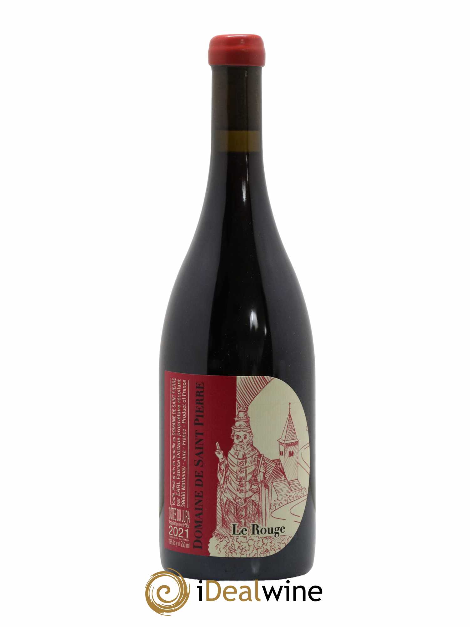 Côtes du Jura Le Rouge Domaine de Saint Pierre 2021 - Posten von 1 Flasche - 0