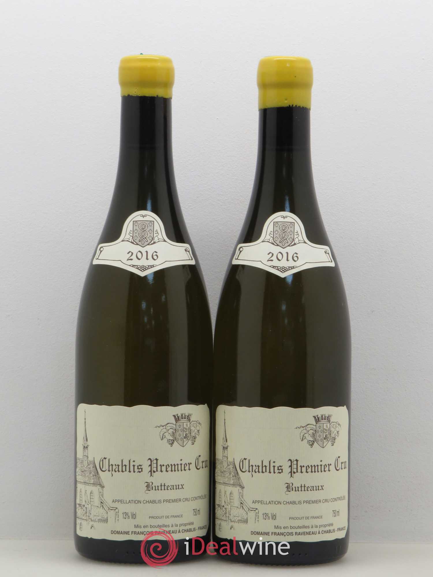 Chablis 1er Cru Butteaux Raveneau (Domaine) 2016 - Lot de 2 bouteilles - 0