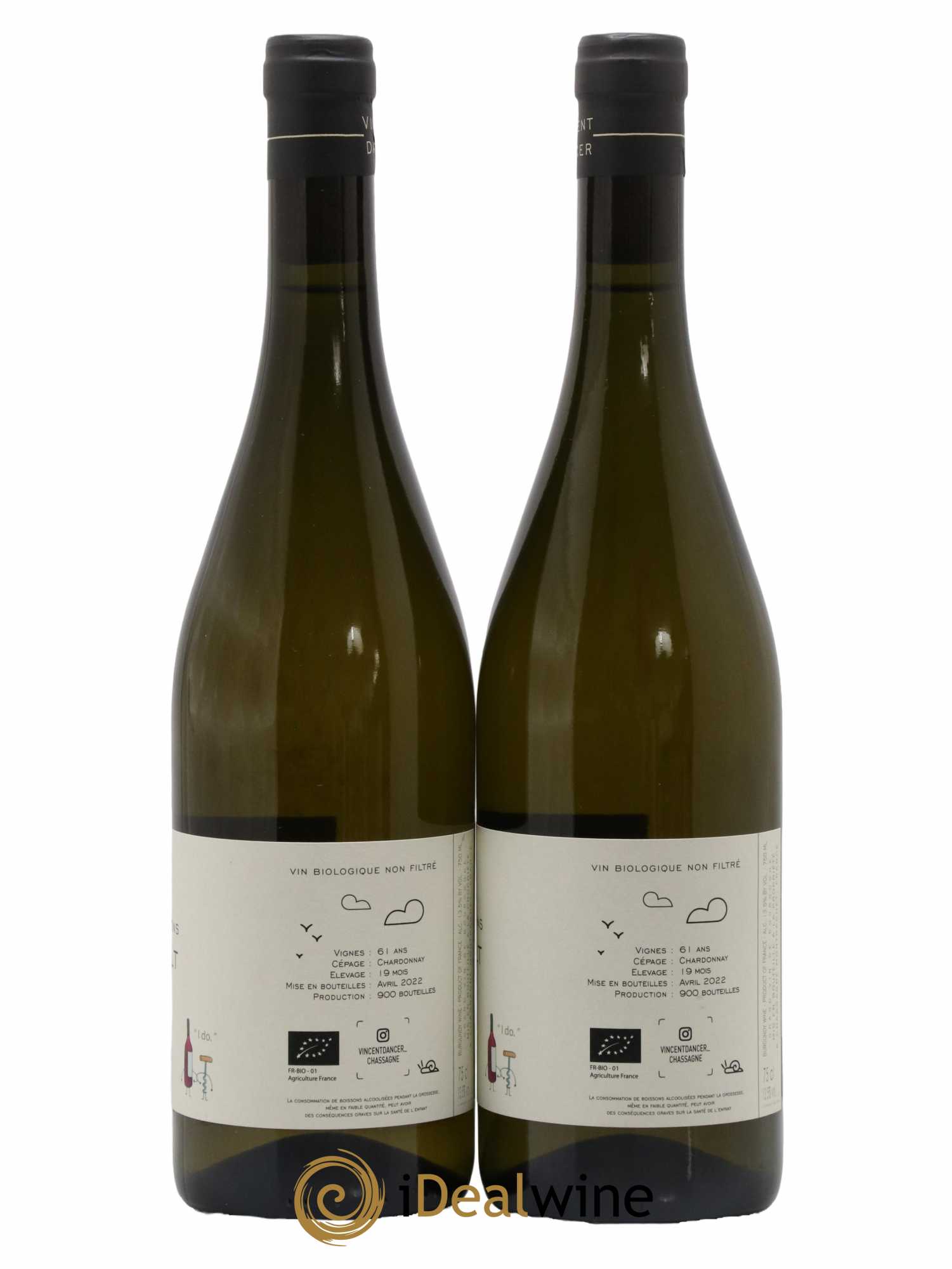 Meursault Les Grands Charrons Vincent Dancer 2020 - Lot de 2 bouteilles - 1