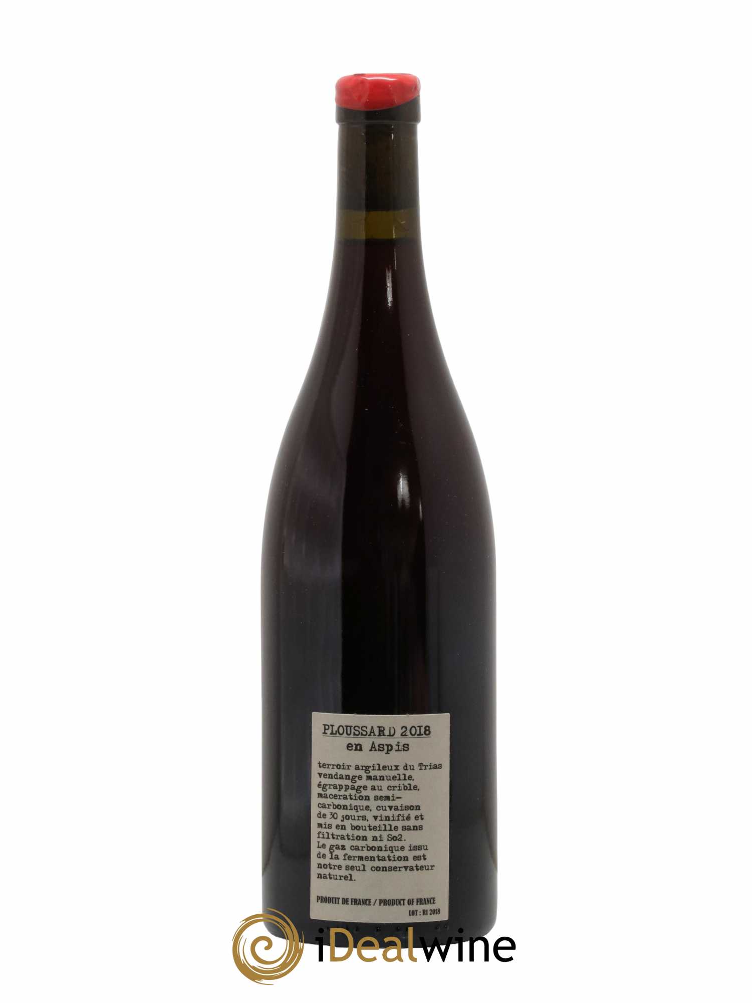 Arbois-Pupillin Ploussard En Aspis Adeline Houillon & Renaud Bruyère 2018 - Lotto di 1 bottiglia - 1