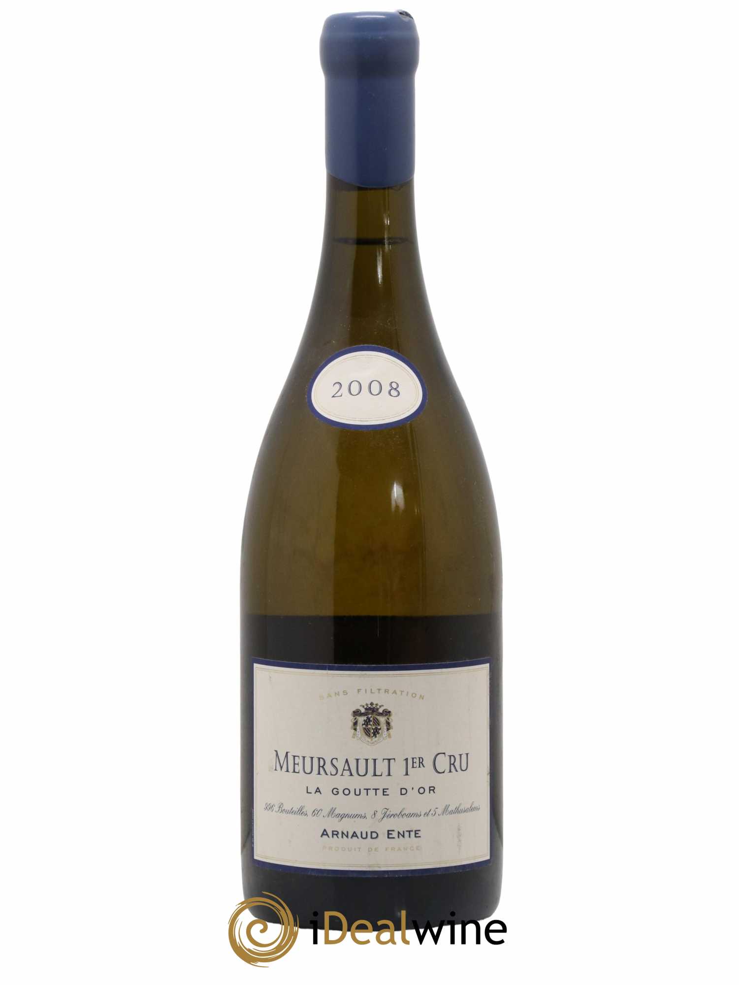 Meursault 1er Cru Goutte d'Or Arnaud Ente 2008 - Lot de 1 bouteille - 0