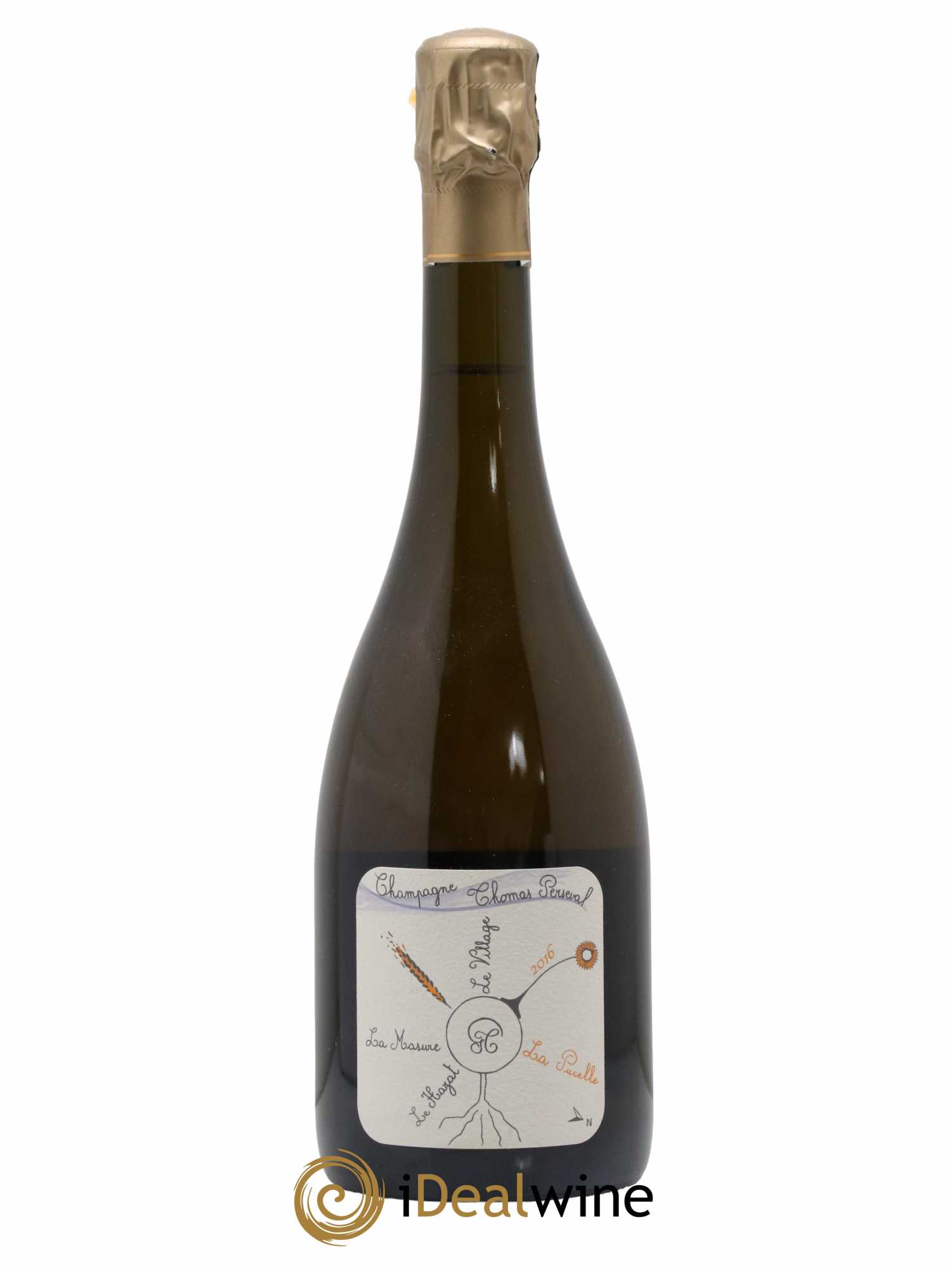 La Pucelle Brut Nature Thomas Perseval 2016 - Lot de 1 bouteille - 0