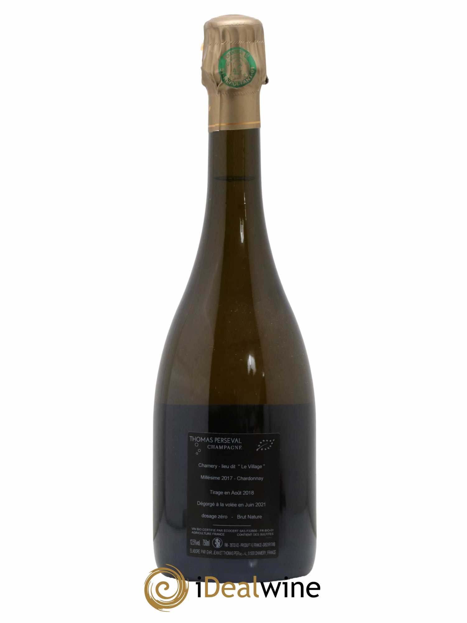 Le Village Chardonnay Thomas Perseval 2017 - Lot de 1 bouteille - 1