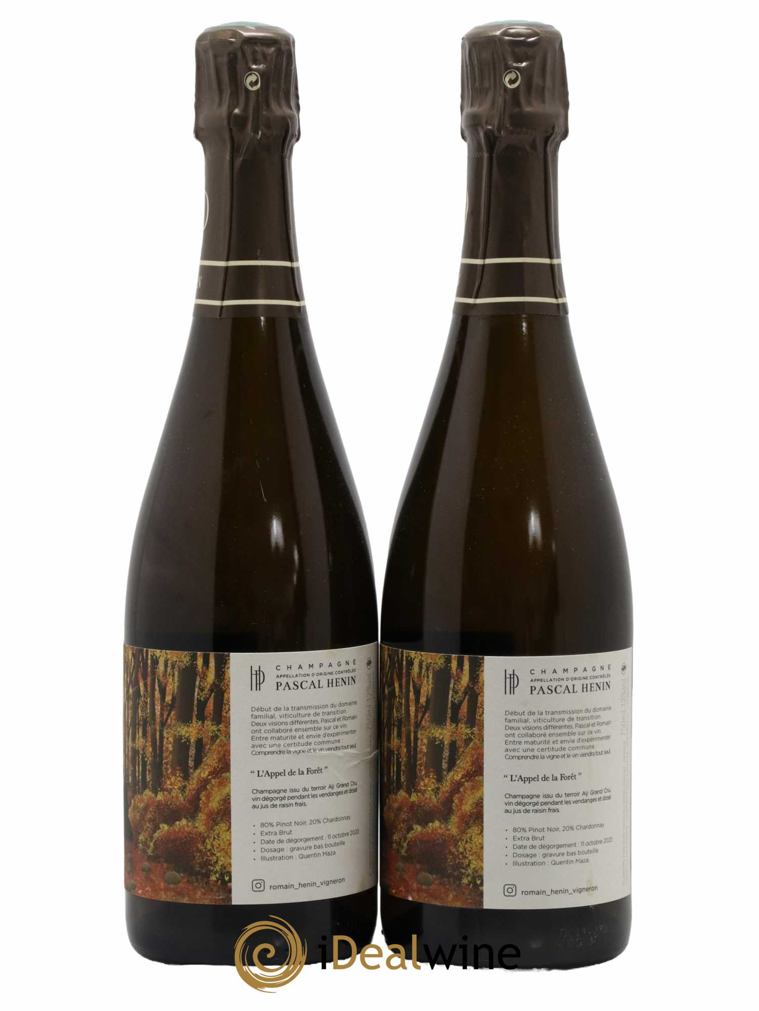 L'Appel de la Fôret Romain Henin - Lot de 2 bouteilles - 1