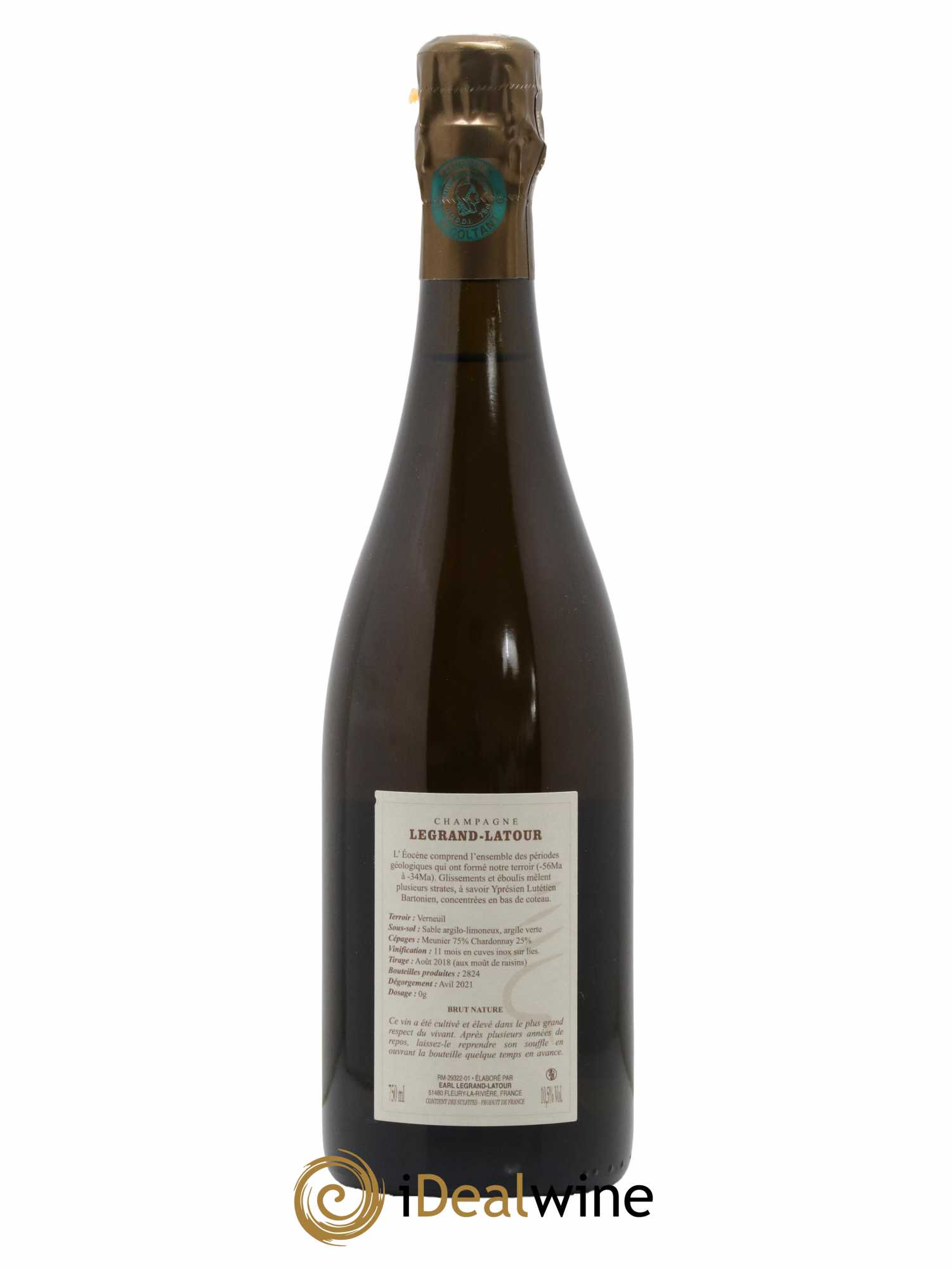 Champagne Eocène Domaine Legrand Latour - Lot de 1 bouteille - 1