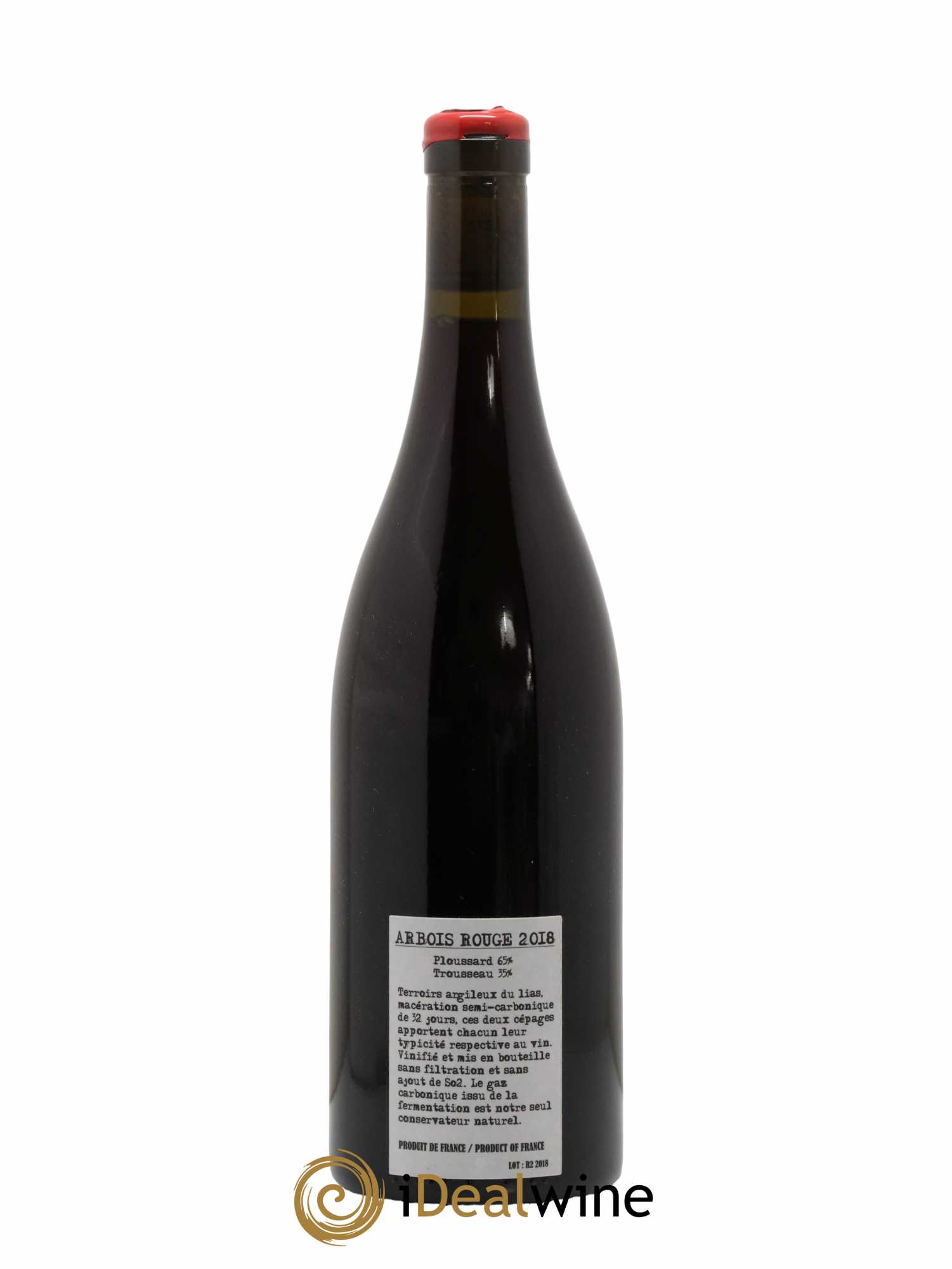 Arbois Ploussard Trousseau Adeline Houillon & Renaud Bruyère 2018 - Lot de 1 bouteille - 1