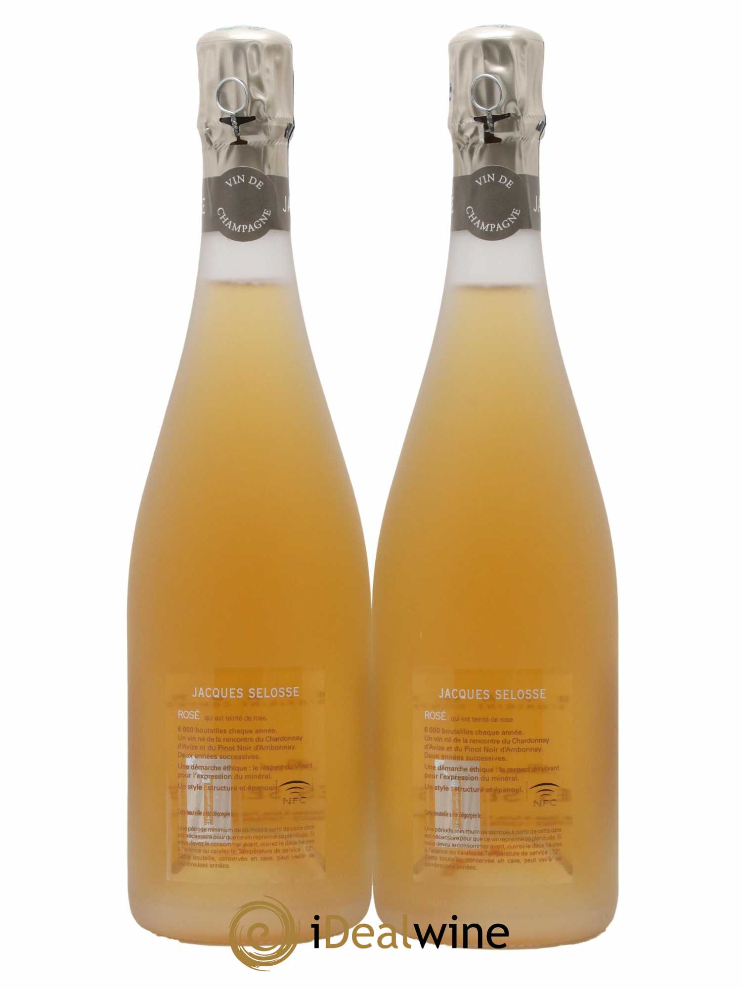 Rosé Brut Jacques Selosse - Lot de 2 bouteilles - 1