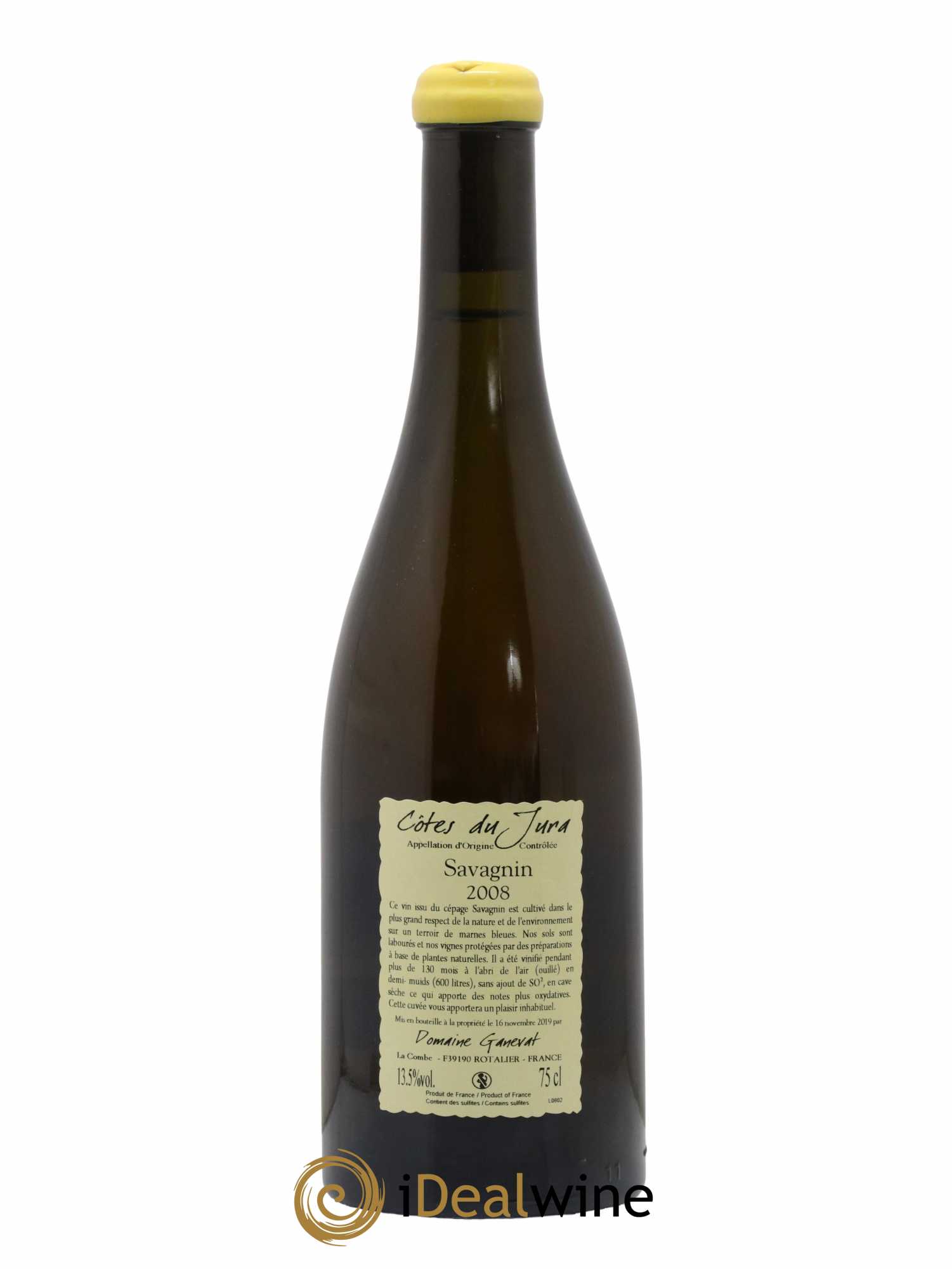 Côtes du Jura Les Vignes de mon Père Jean-François Ganevat (Domaine) 2008 - Lot de 1 bouteille - 1