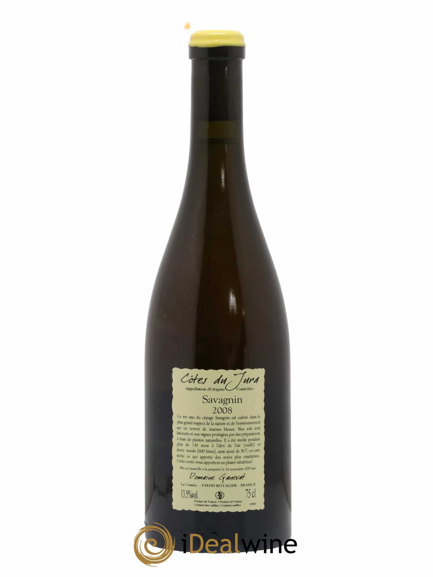 Côtes du Jura Les Vignes de mon Père Jean-François Ganevat (Domaine) 2008 - Lot de 1 bouteille - 1