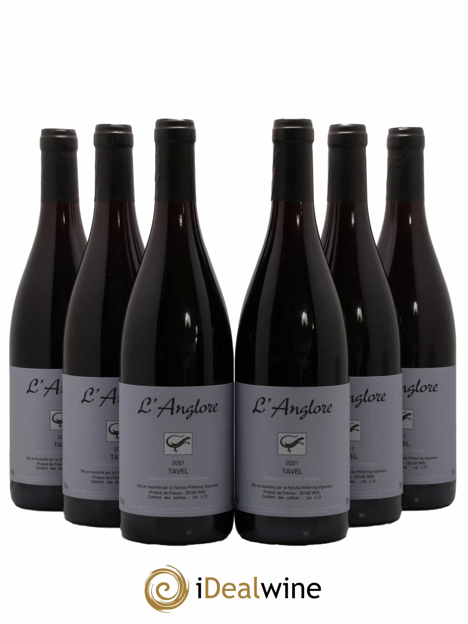 Tavel L'Anglore 2021 - Posten von 6 Flaschen - 0