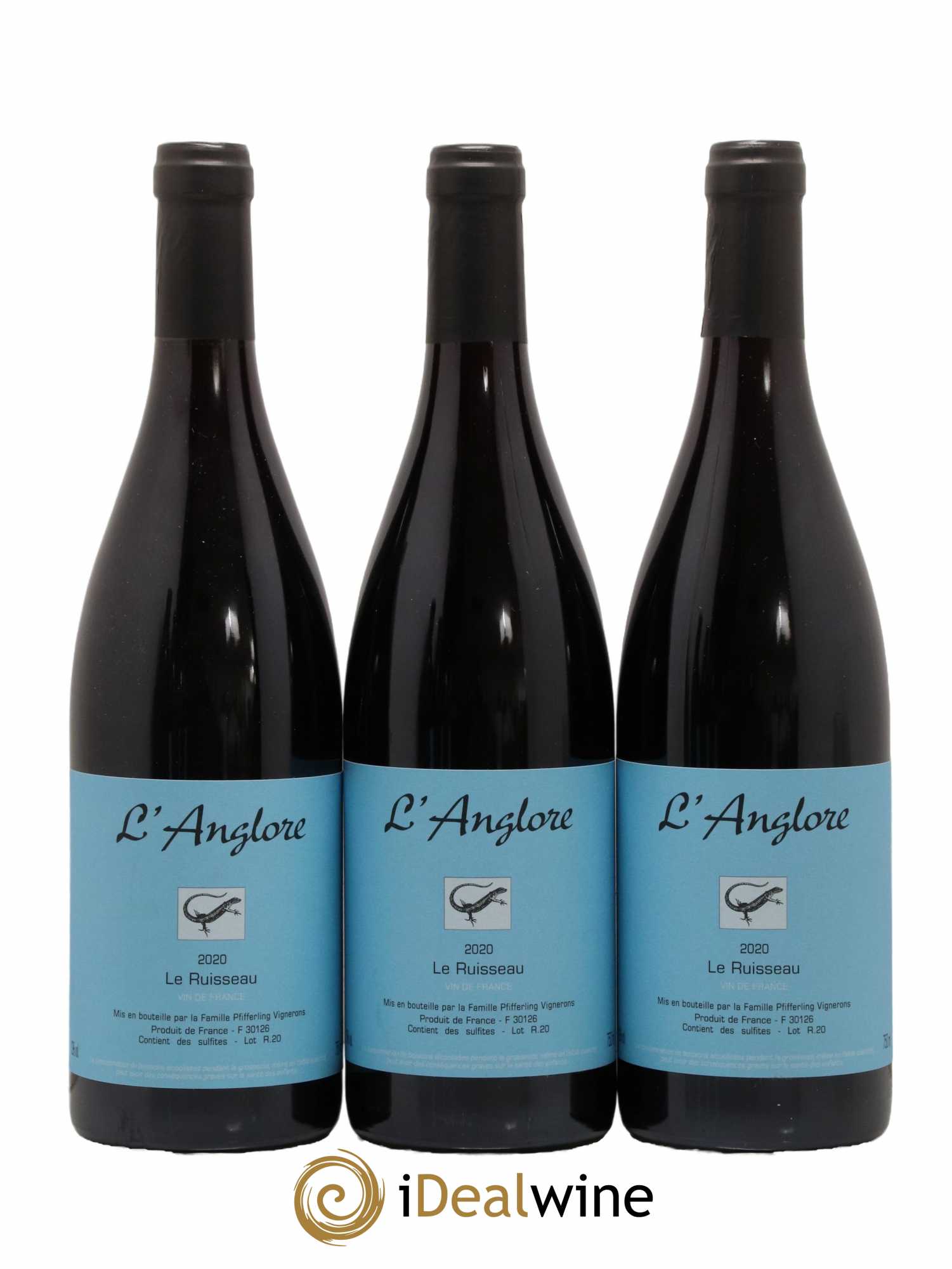 Vin de France Le Ruisseau L'Anglore 2020 - Lot de 6 bouteilles - 1