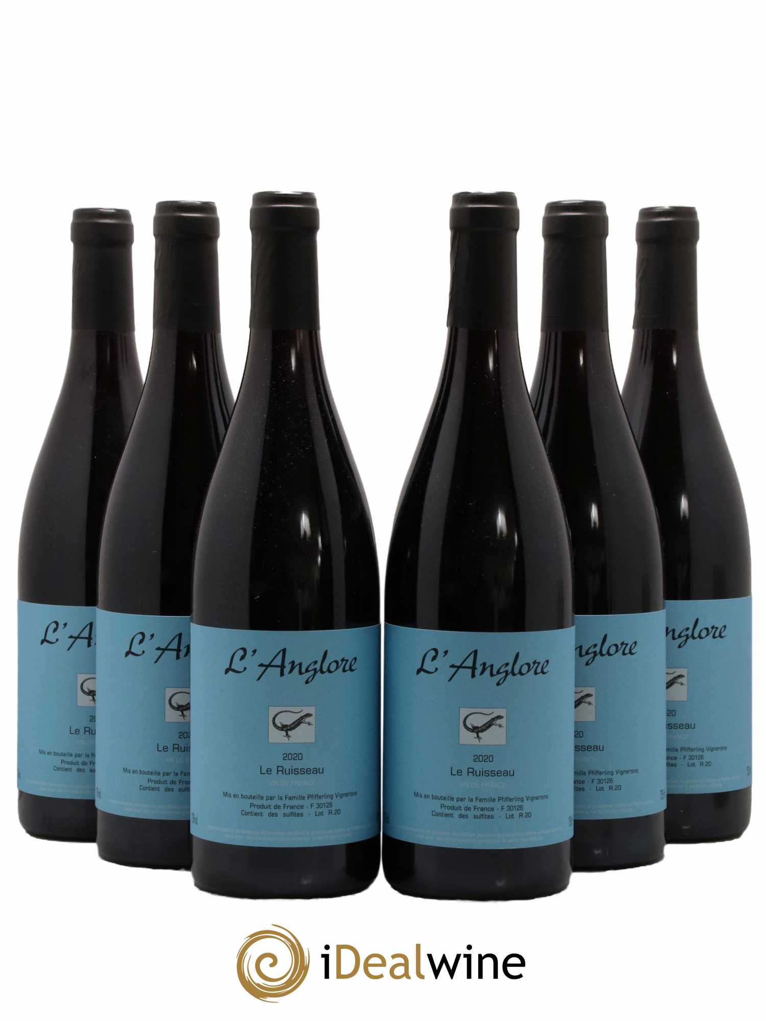Vin de France Le Ruisseau L'Anglore 2020 - Lot de 6 bouteilles - 0