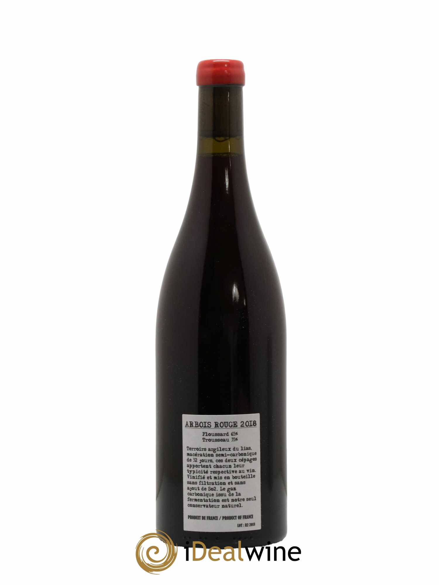 Arbois Ploussard Trousseau Adeline Houillon & Renaud Bruyère 2018 - Lot de 1 bouteille - 1