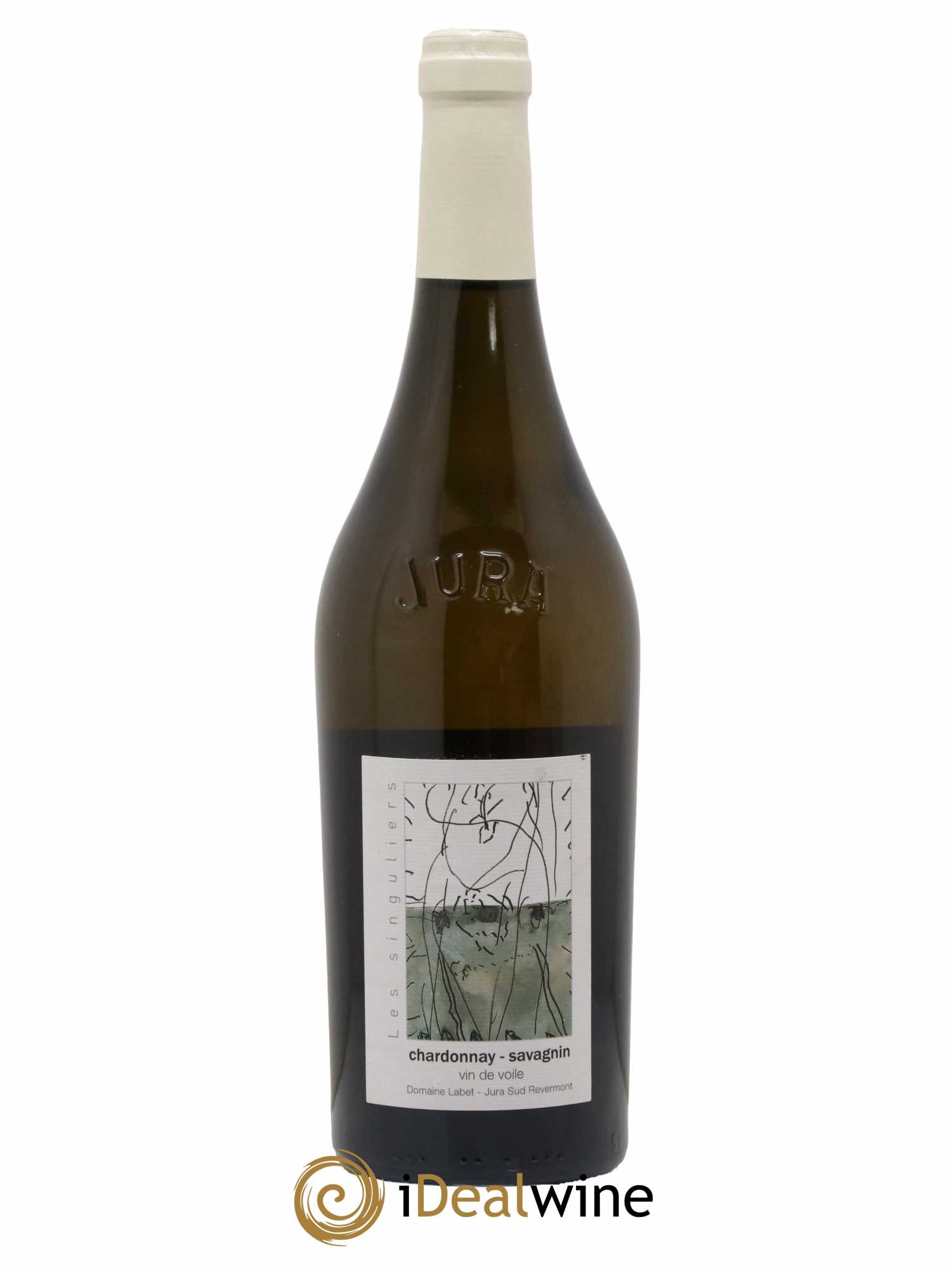 Côtes du Jura Vin de Voile Chardonnay-Savagnin cuvée de garde Romain - Julien - Charline Labet 2019 - Lot de 1 bouteille - 0