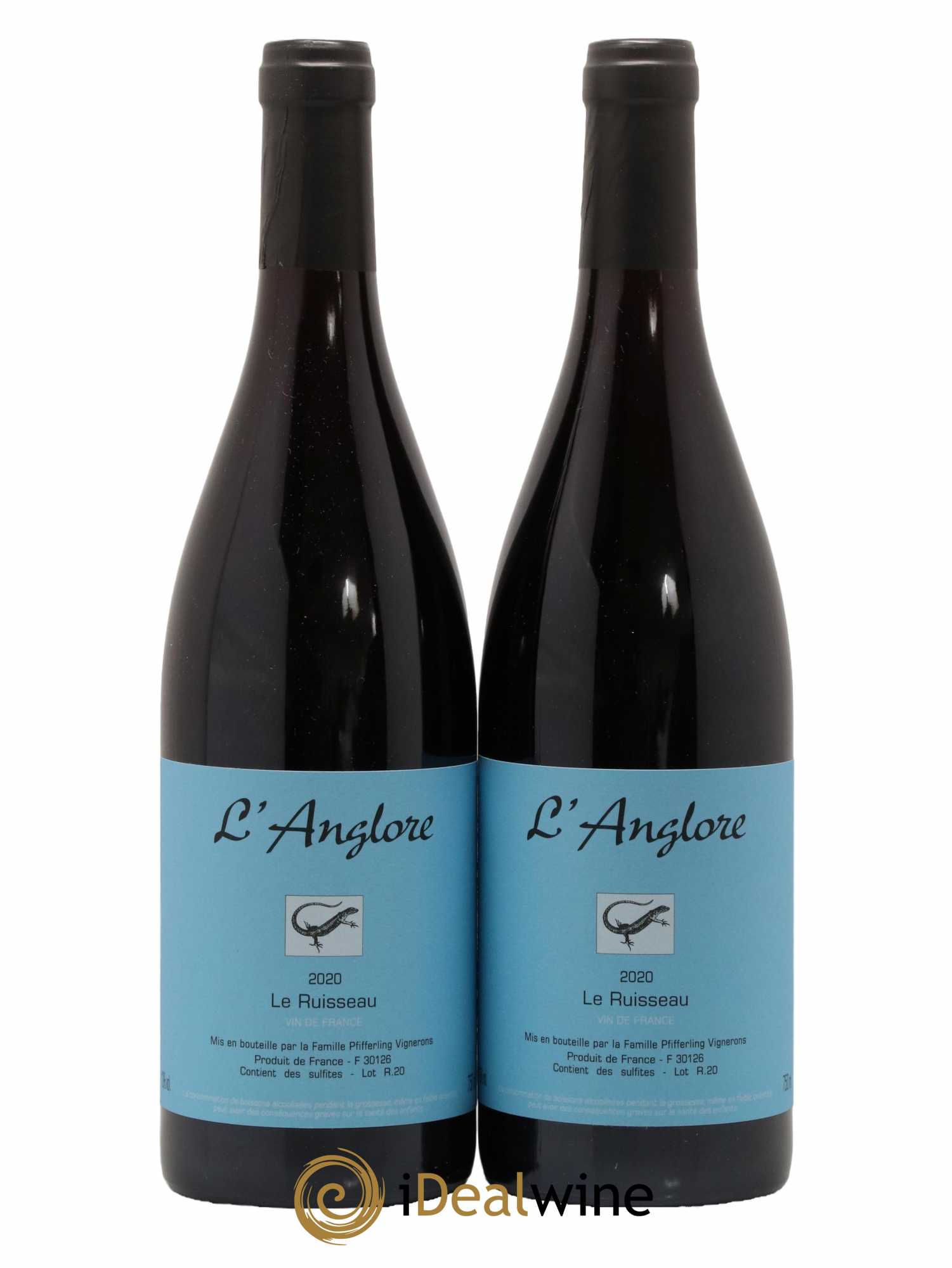 Vin de France Le Ruisseau L'Anglore 2020 - Lot de 2 bouteilles - 0