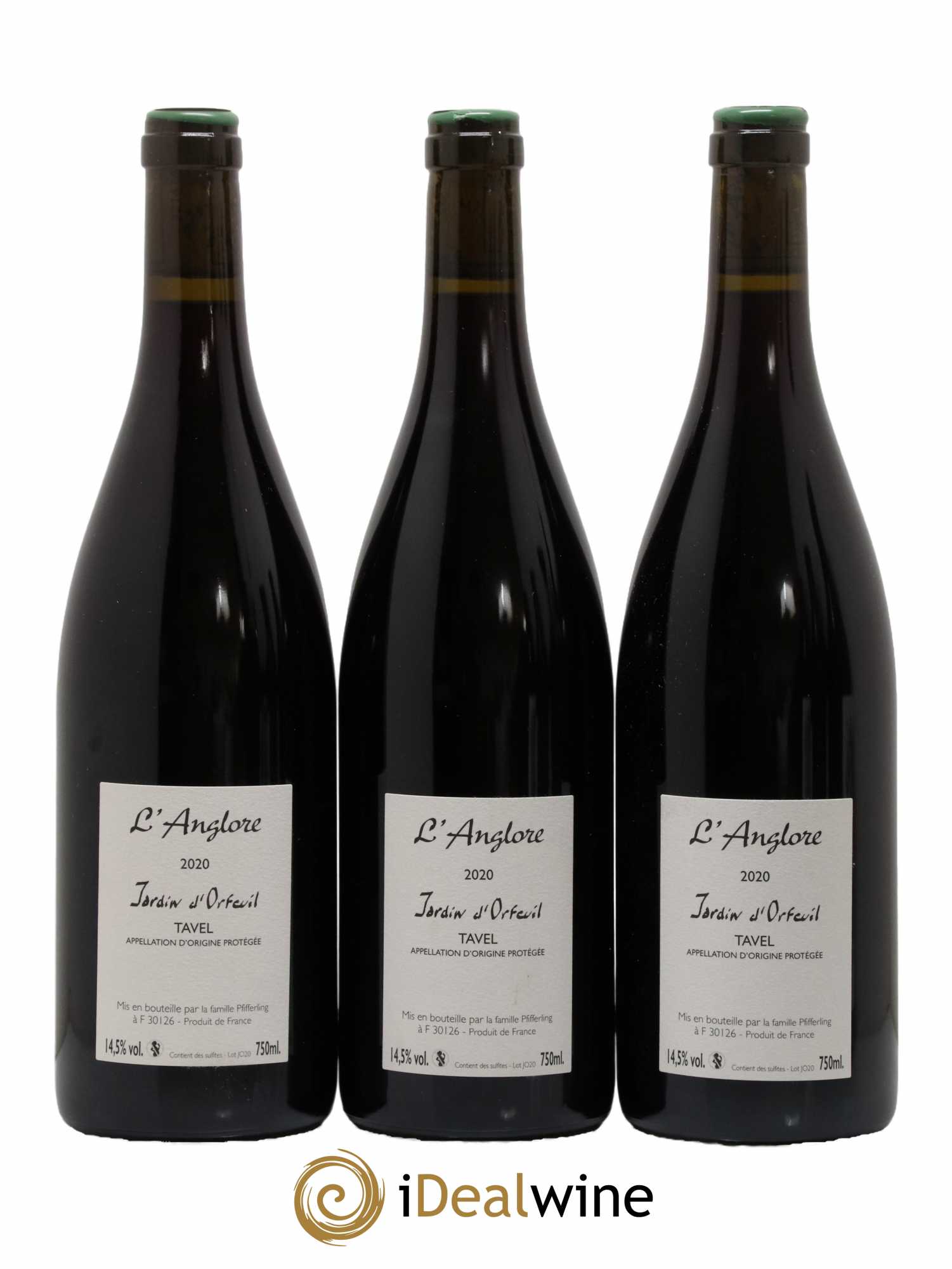 Tavel Jardin d'Orfeuil L'Anglore 2020 - Lot de 6 bouteilles - 4