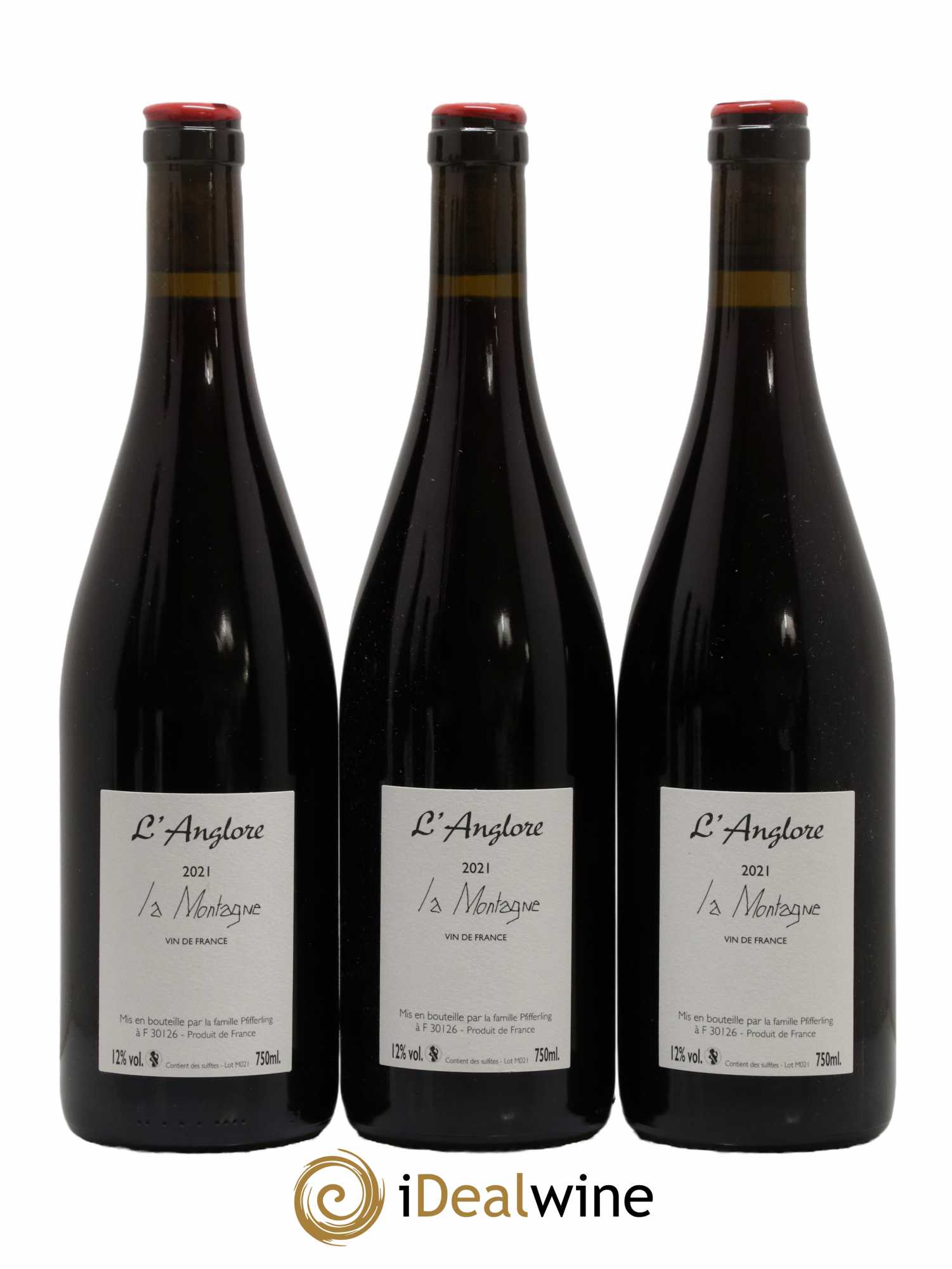 Vin de France La Montagne L'Anglore 2021 - Lot de 6 bouteilles - 4