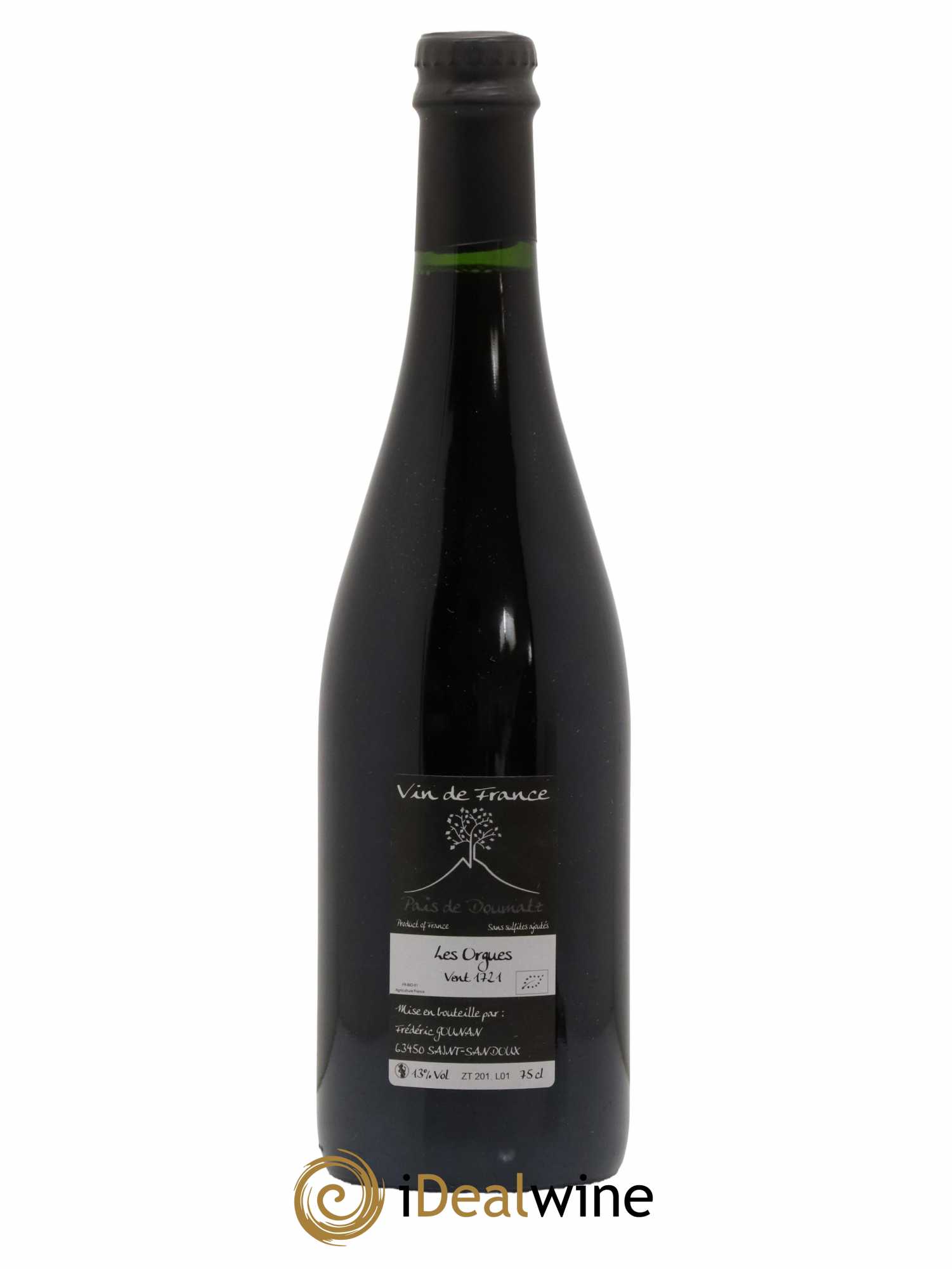 Vin de France Les Orgues Vignoble de l'Arbre Blanc 2017 - Lot de 1 bouteille - 1