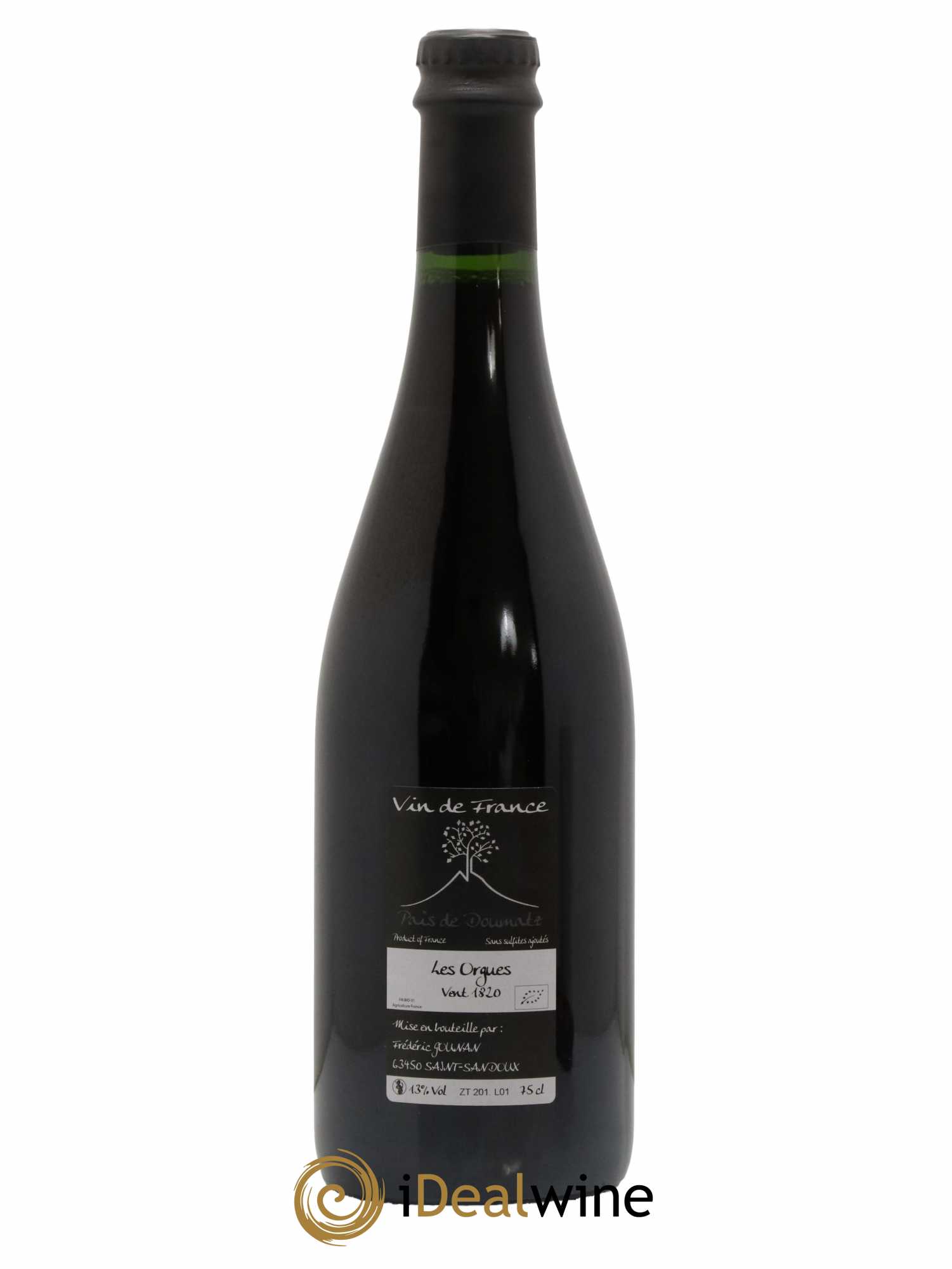 Vin de France Les Orgues Vignoble de l'Arbre Blanc 2018 - Lot de 1 bouteille - 1