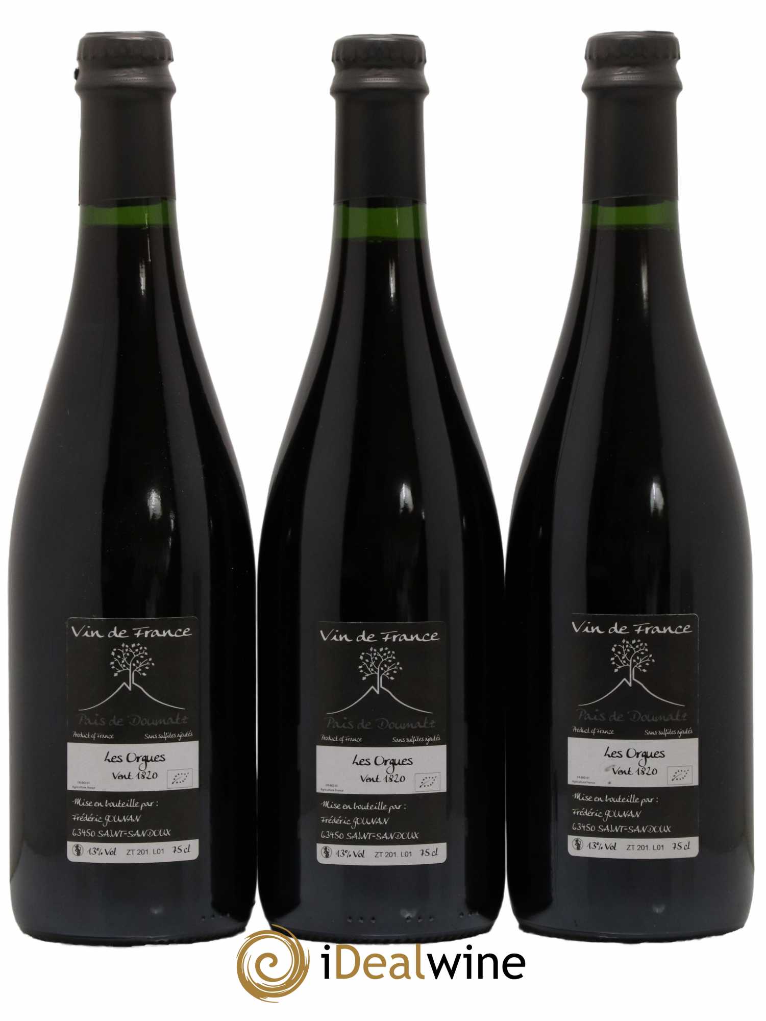 Vin de France Les Orgues Vignoble de l'Arbre Blanc 2018 - Lot de 6 bouteilles - 2