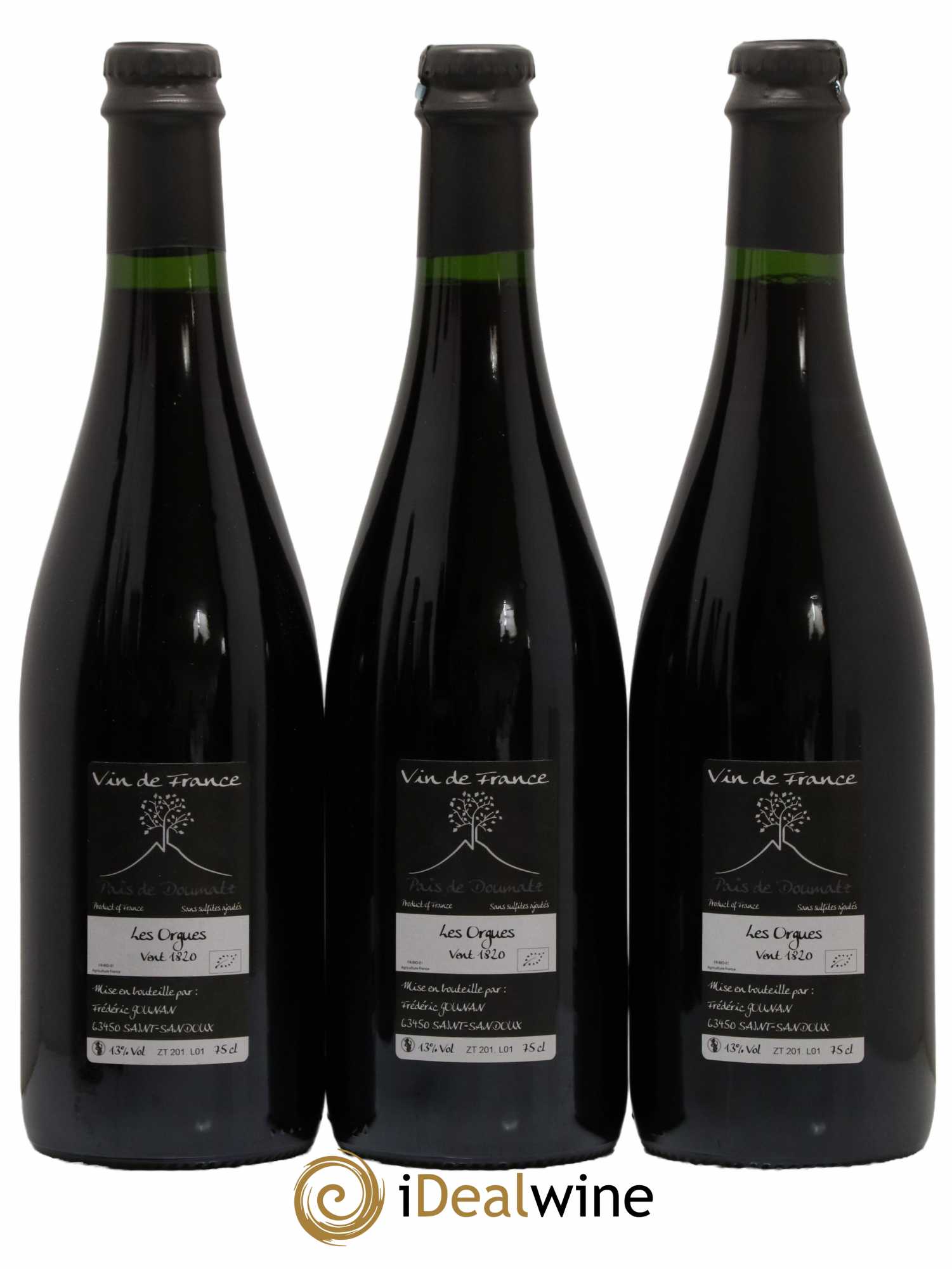 Vin de France Les Orgues Vignoble de l'Arbre Blanc 2018 - Lot de 6 bouteilles - 4