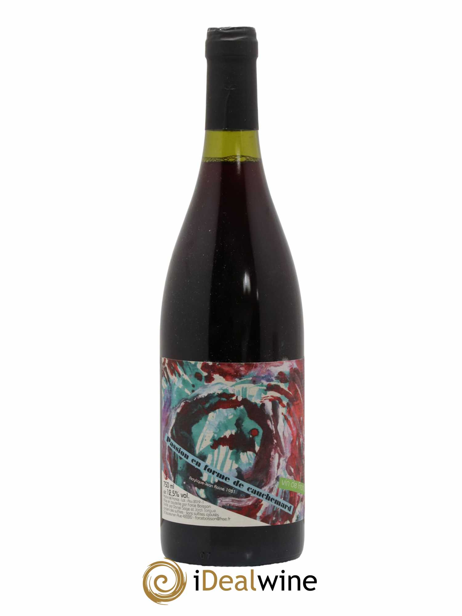 Vin de France Passion en forme de cauchemard Daniel Sage 2018 - Lot de 1 bouteille - 0