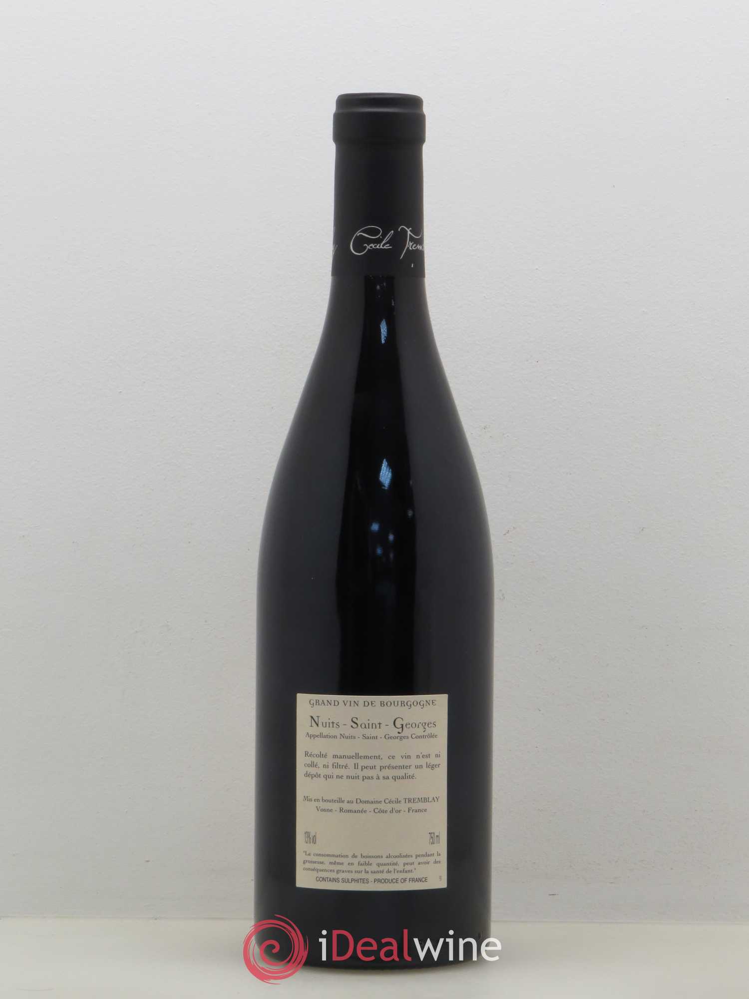 Nuits-Saint-Georges Albuca Cécile Tremblay 2016 - Lot de 1 bouteille - 1