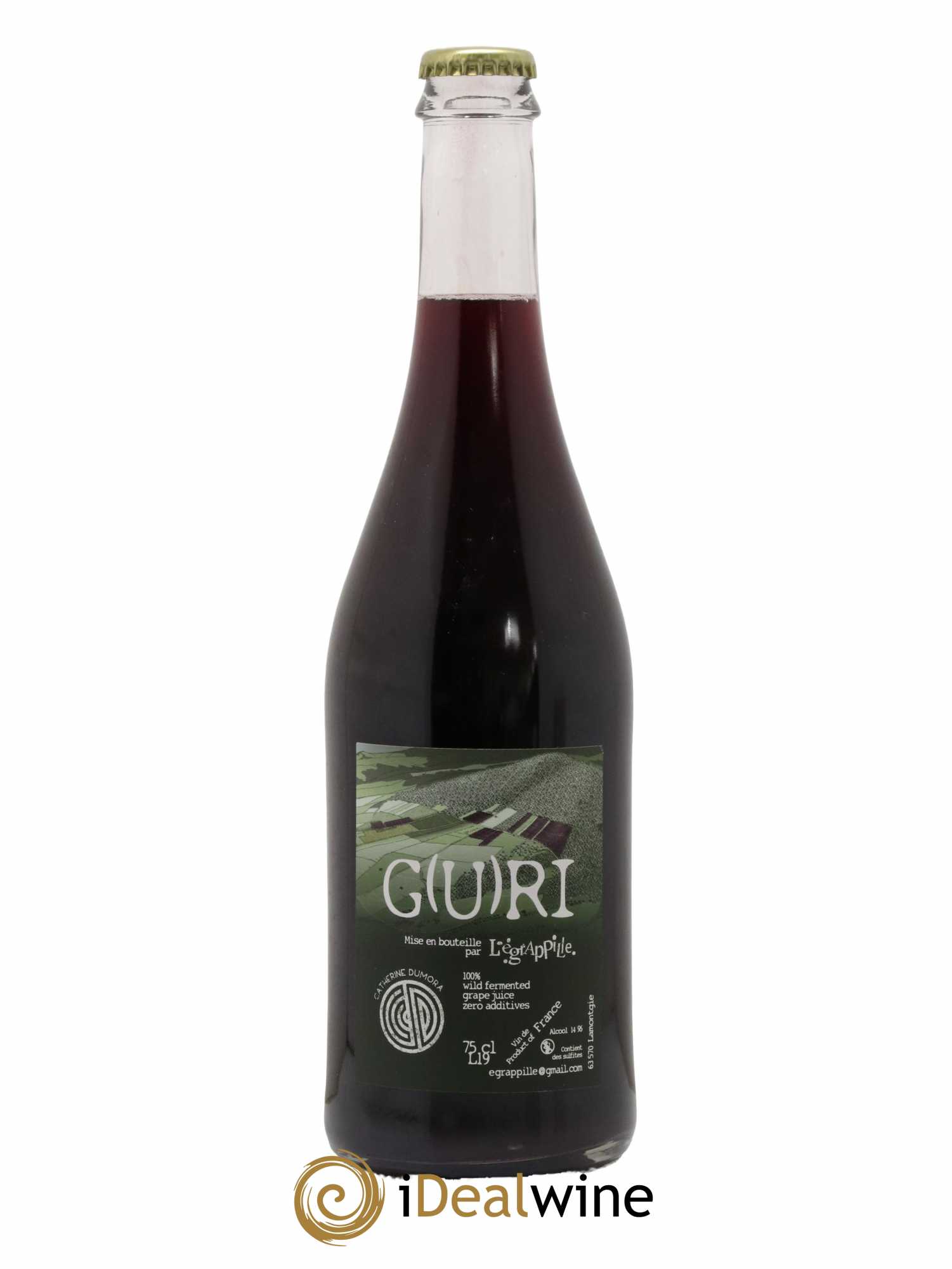 Vin de France De l'Egrappille - Catherine Dumora G(U)RI 2019 - Lot de 1 bouteille - 0