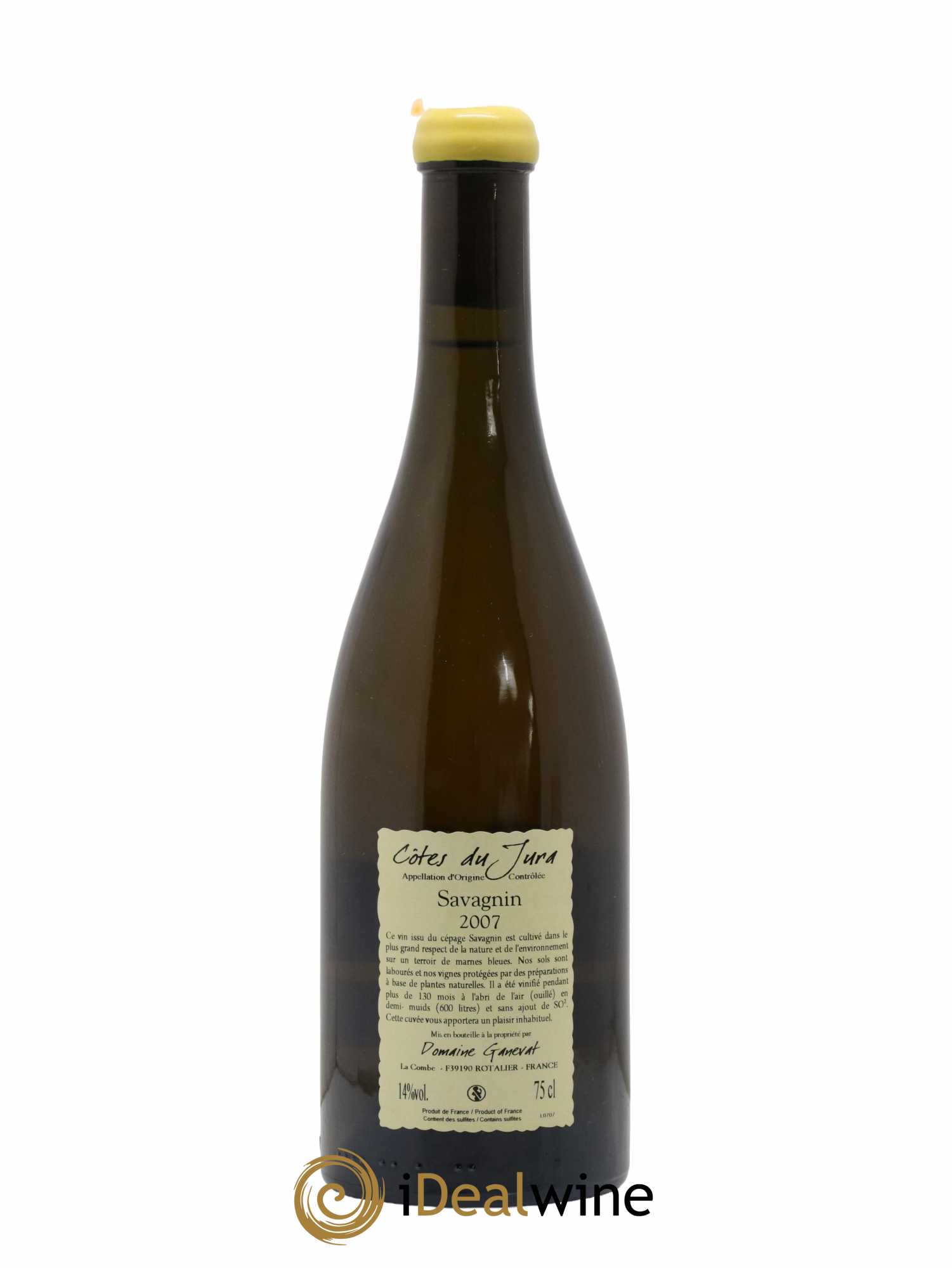 Côtes du Jura Les Vignes de mon Père Jean-François Ganevat (Domaine) 2007 - Lot de 1 bouteille - 1