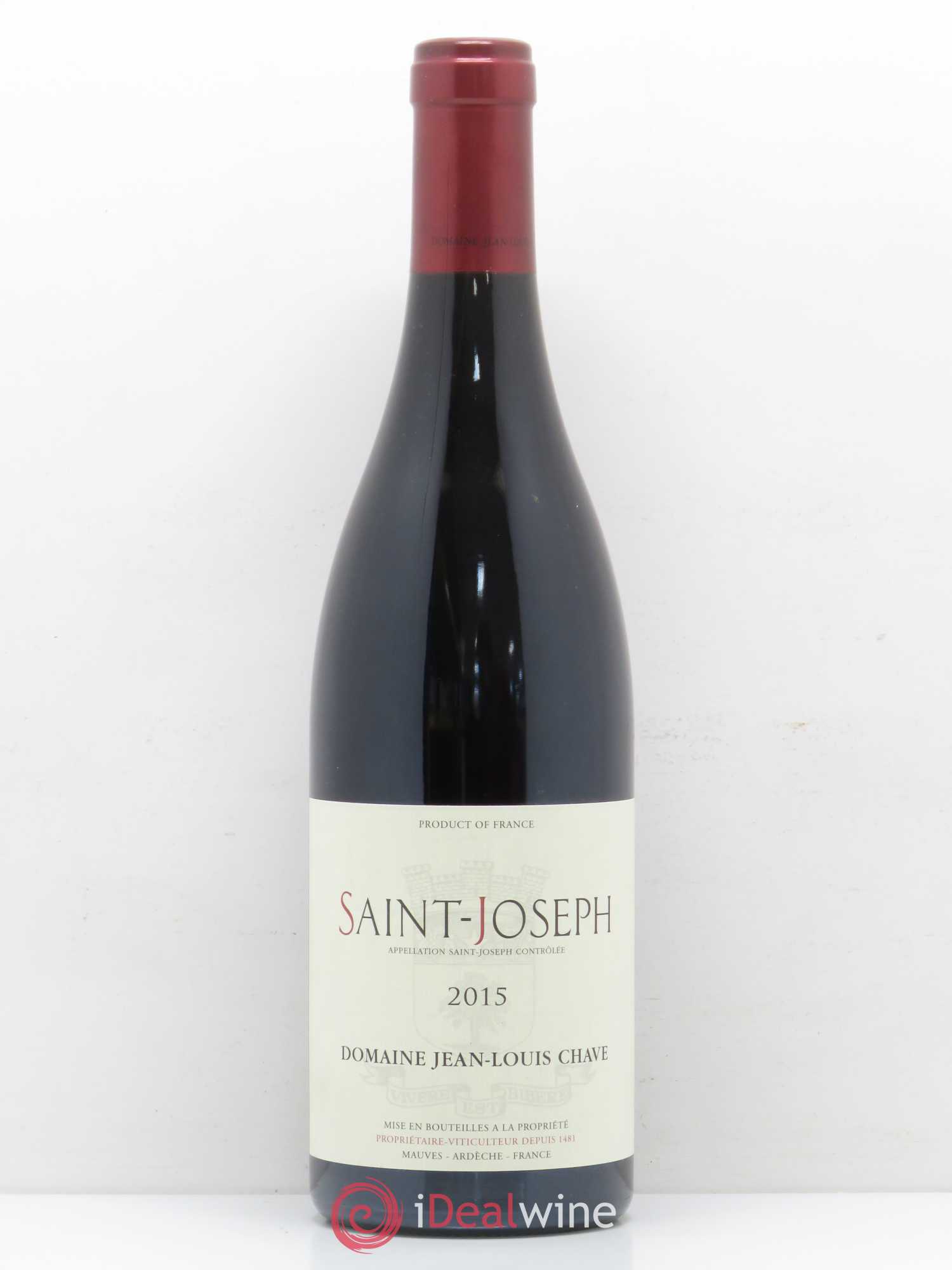 Saint-Joseph Jean-Louis Chave 2015 - Lot de 1 bouteille - 0