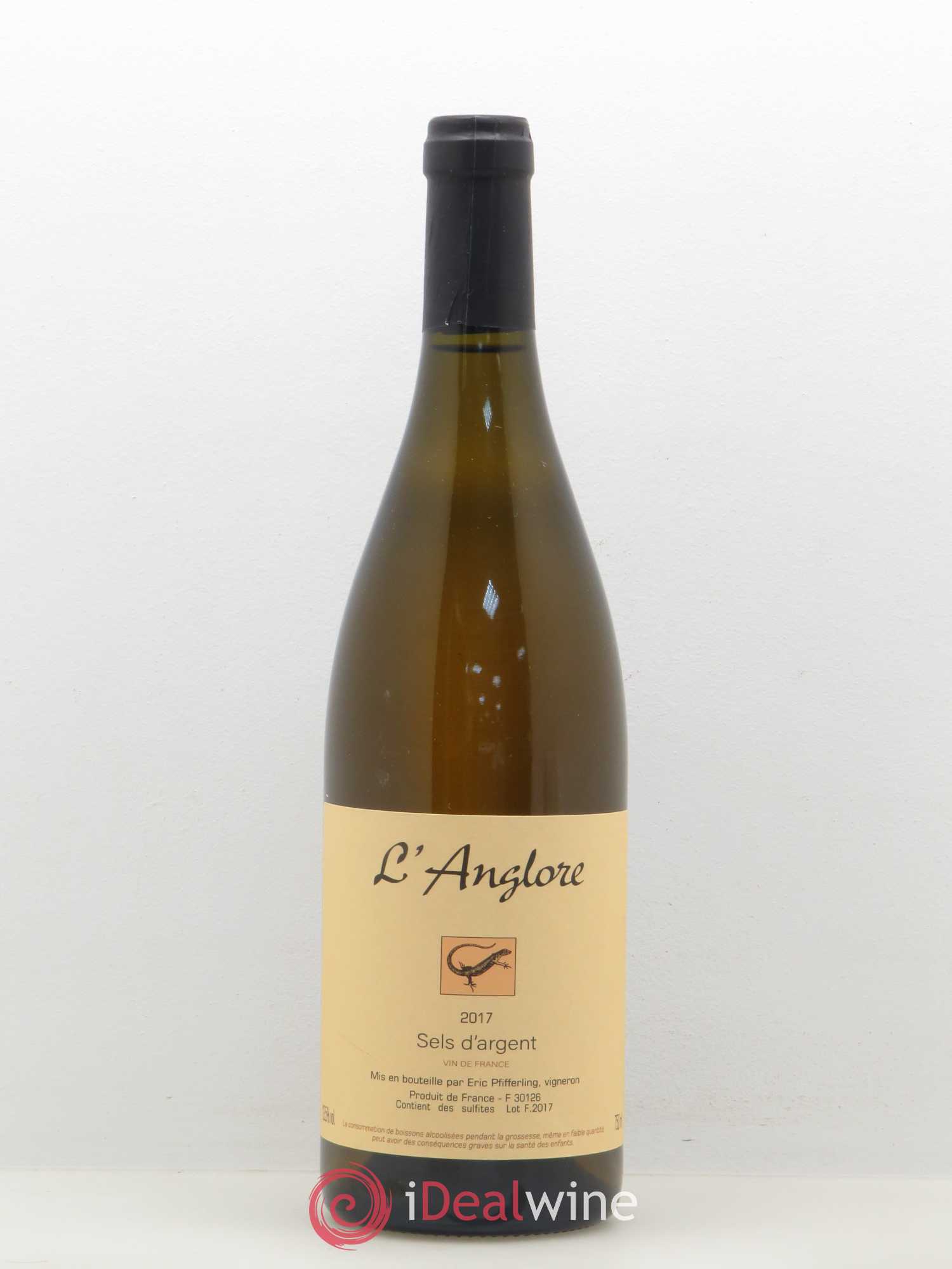 Vin de France Sels d'argent L'Anglore 2017 - Lot de 1 bouteille - 0