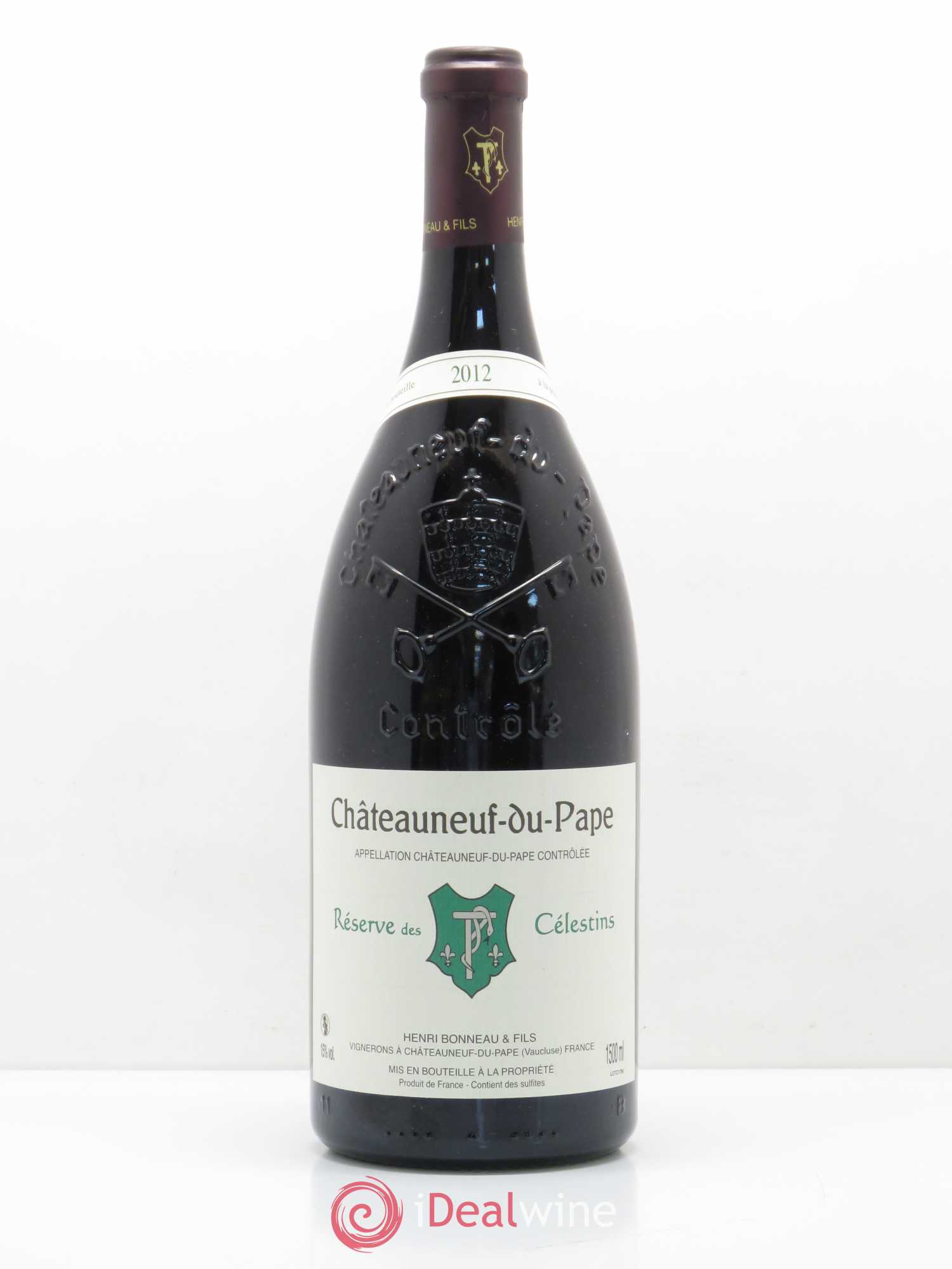 Châteauneuf-du-Pape Réserve des Célestins Henri Bonneau & Fils 2012 - Lot de 1 magnum - 0
