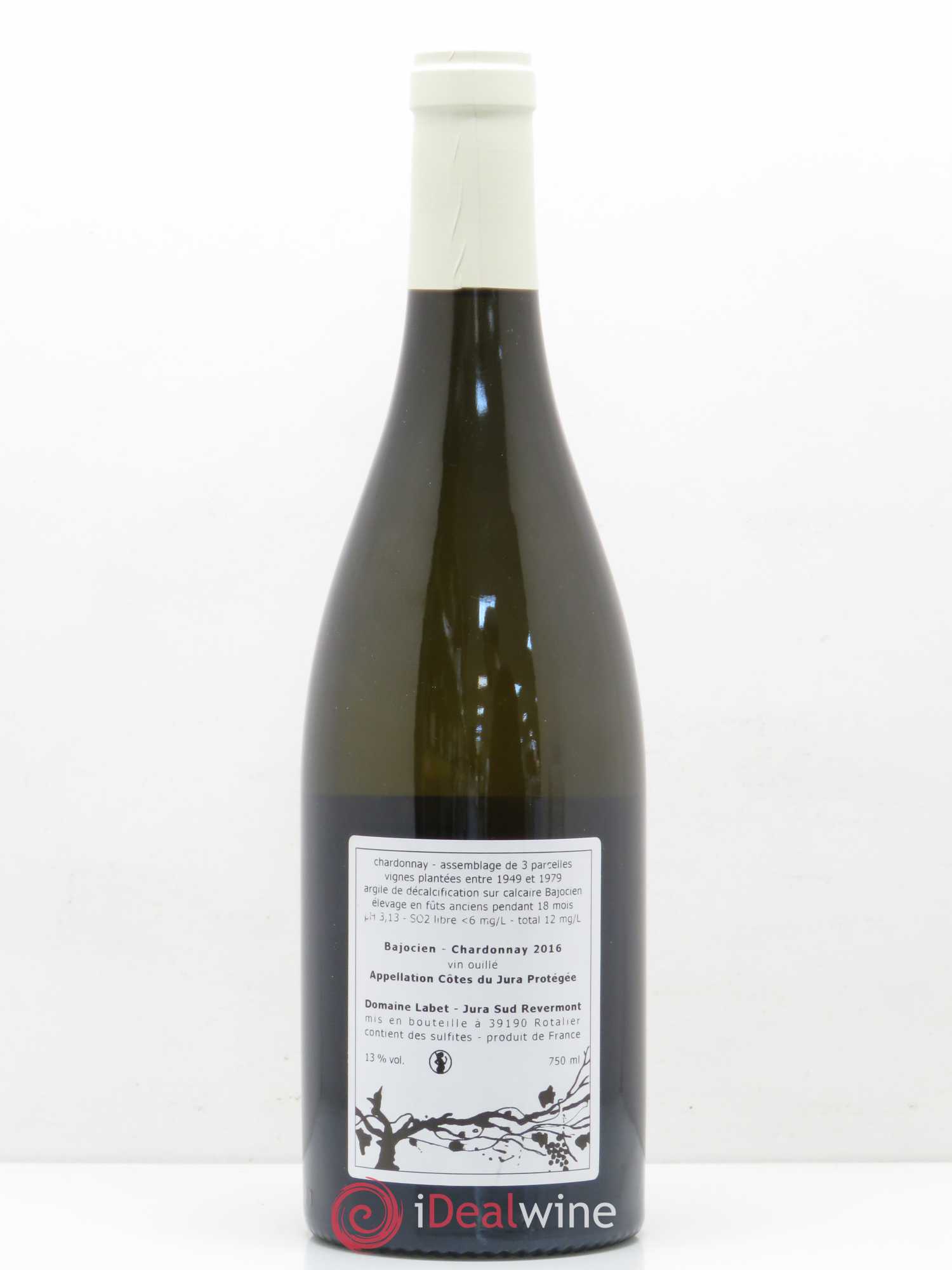 Côtes du Jura Chardonnay Bajocien Domaine Labet 2016 - Posten von 1 Flasche - 1