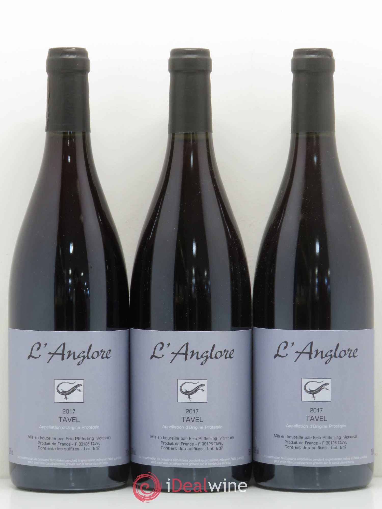Tavel L'Anglore 2017 - Posten von 3 Flaschen - 0