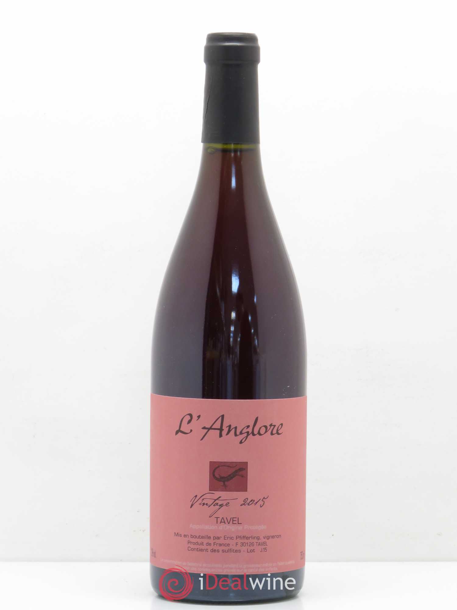 Tavel Vintage L'Anglore 2015 - Lot de 1 bouteille - 0