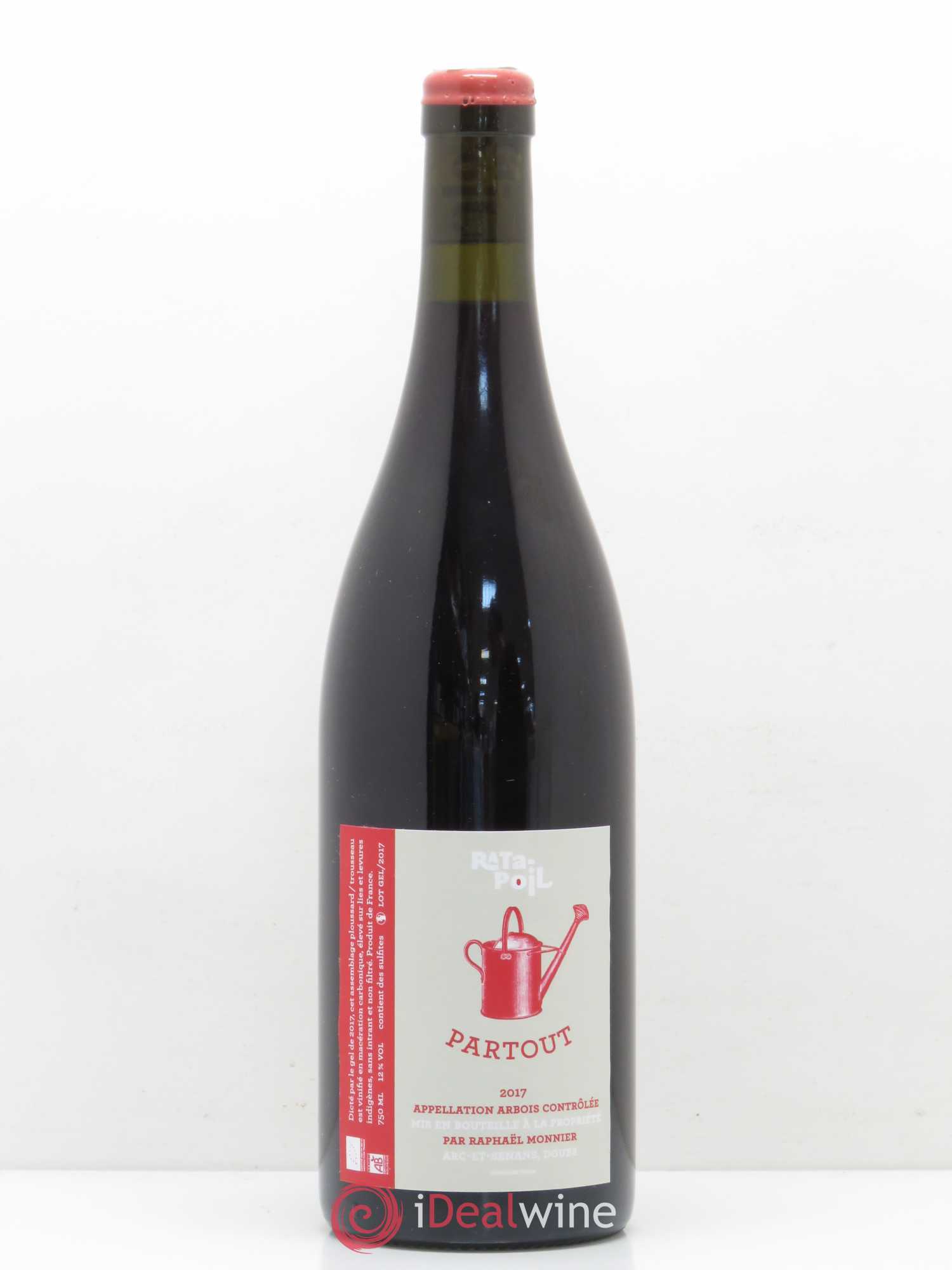 Arbois Partout Poulsard Trousseau Ratapoil 2017 - Posten von 1 Flasche - 0