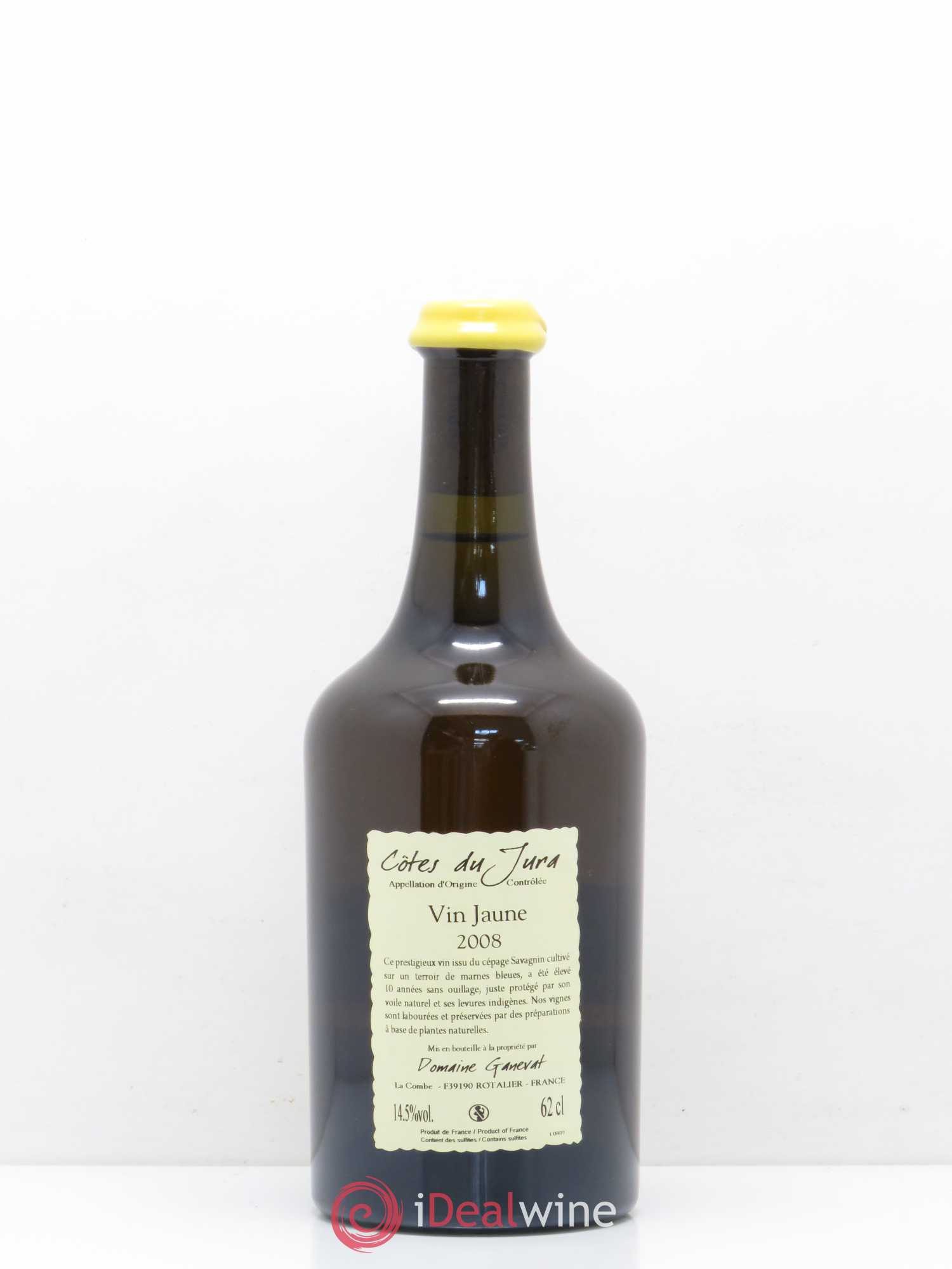 Côtes du Jura Vin Jaune Jean-François Ganevat (Domaine) 2008 - Lot de 1 bouteille - 1