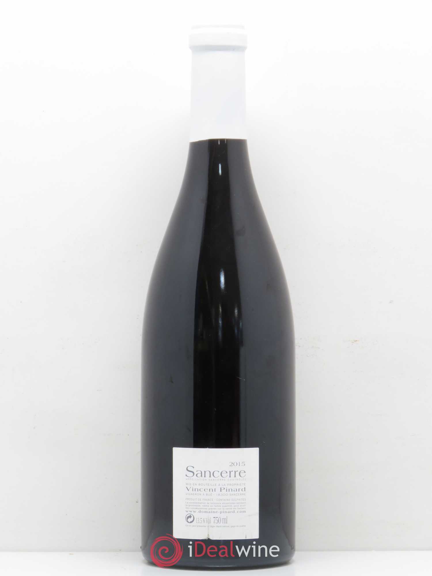 Sancerre Vendanges Entières Vincent Pinard 2015 - Lot de 1 bouteille - 1