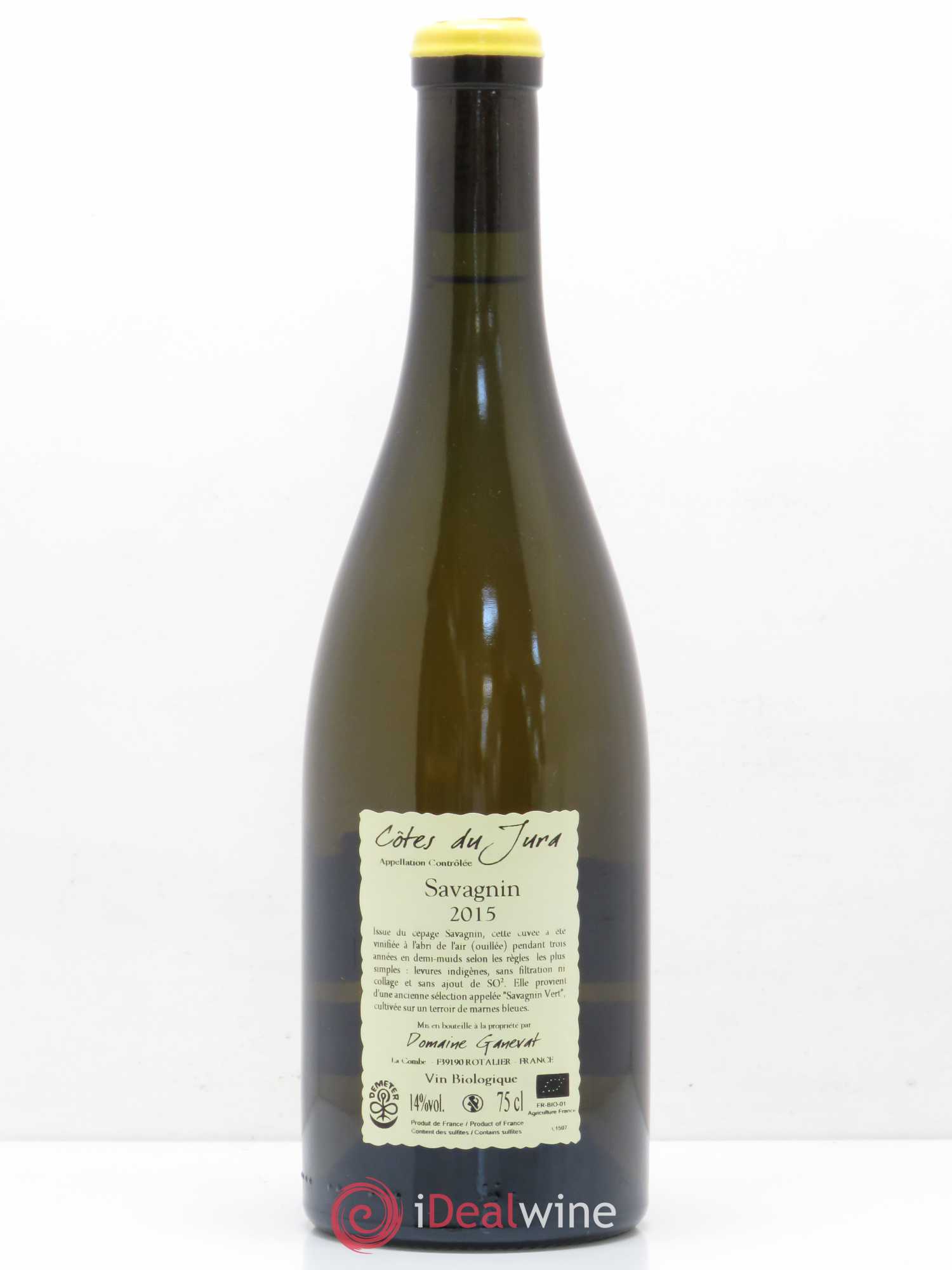 Côtes du Jura Les Chalasses Marnes Bleues Jean-François Ganevat (Domaine) 2015 - Lot de 1 bouteille - 1
