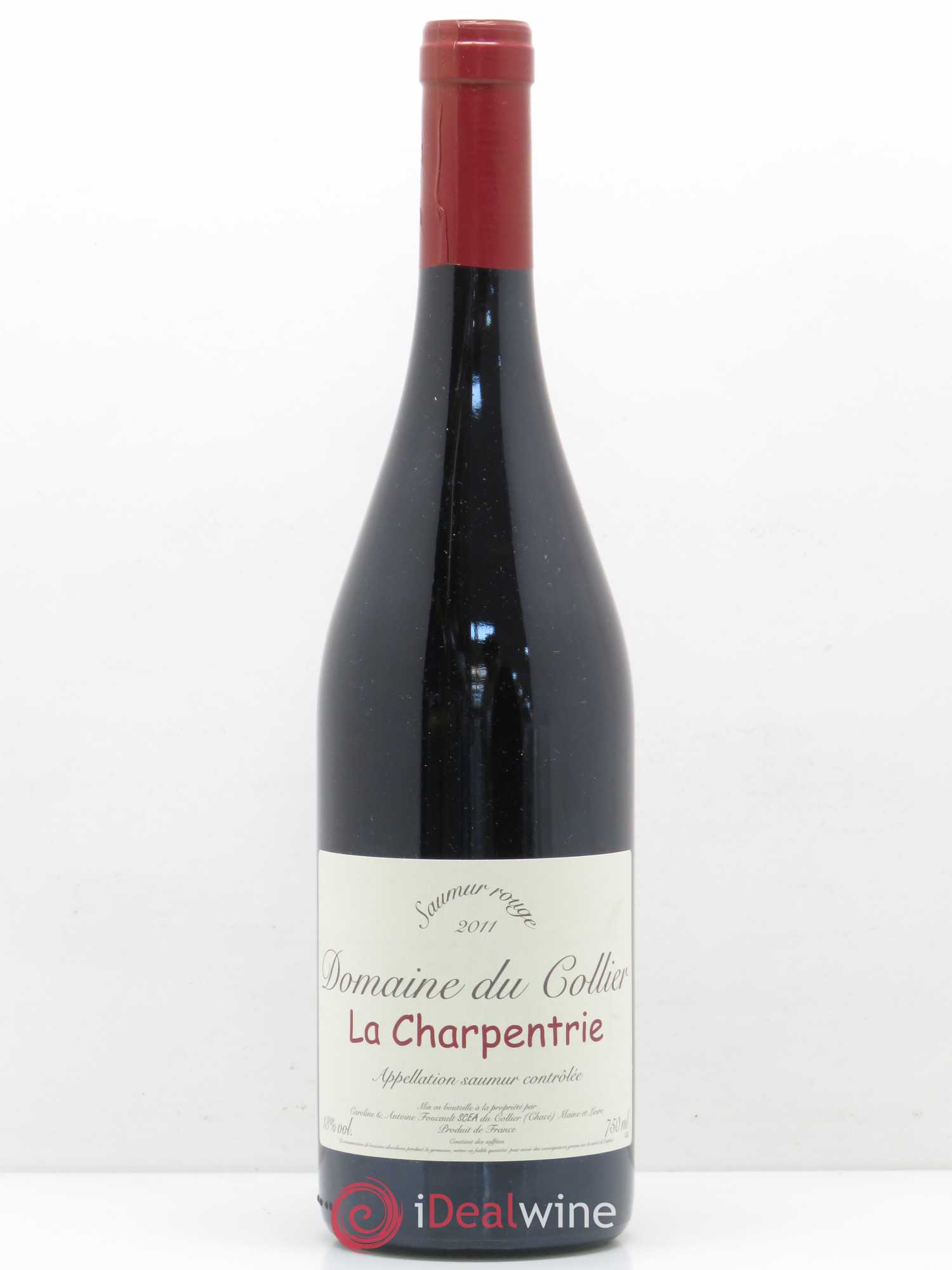 Saumur La Charpentrie Domaine du Collier 2011 - Lot de 1 bouteille - 0