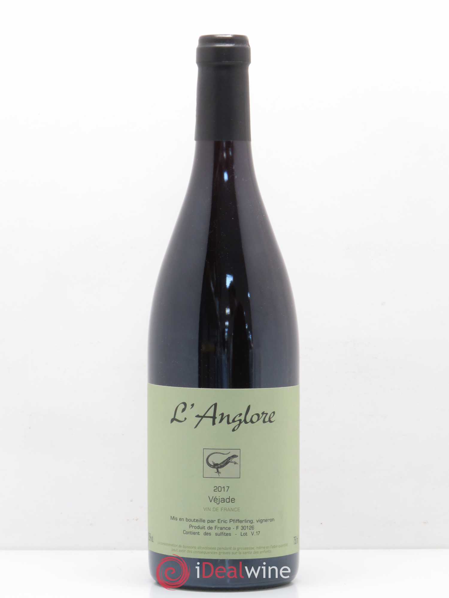 Vin de France Véjade L'Anglore 2017 - Lot de 1 bouteille - 0