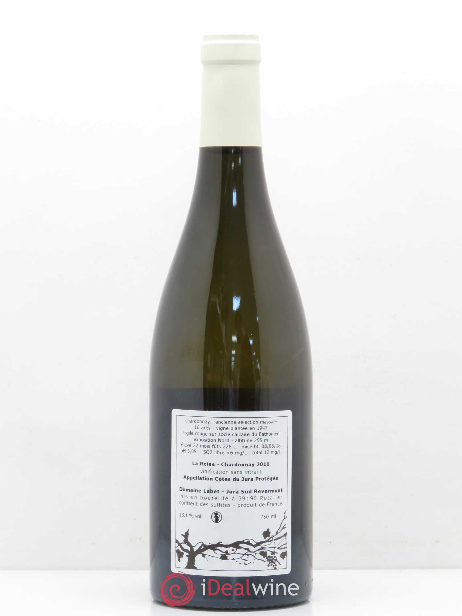 Côtes du Jura Chardonnay La Reine Domaine Labet 2016 - Posten von 1 Flasche - 1
