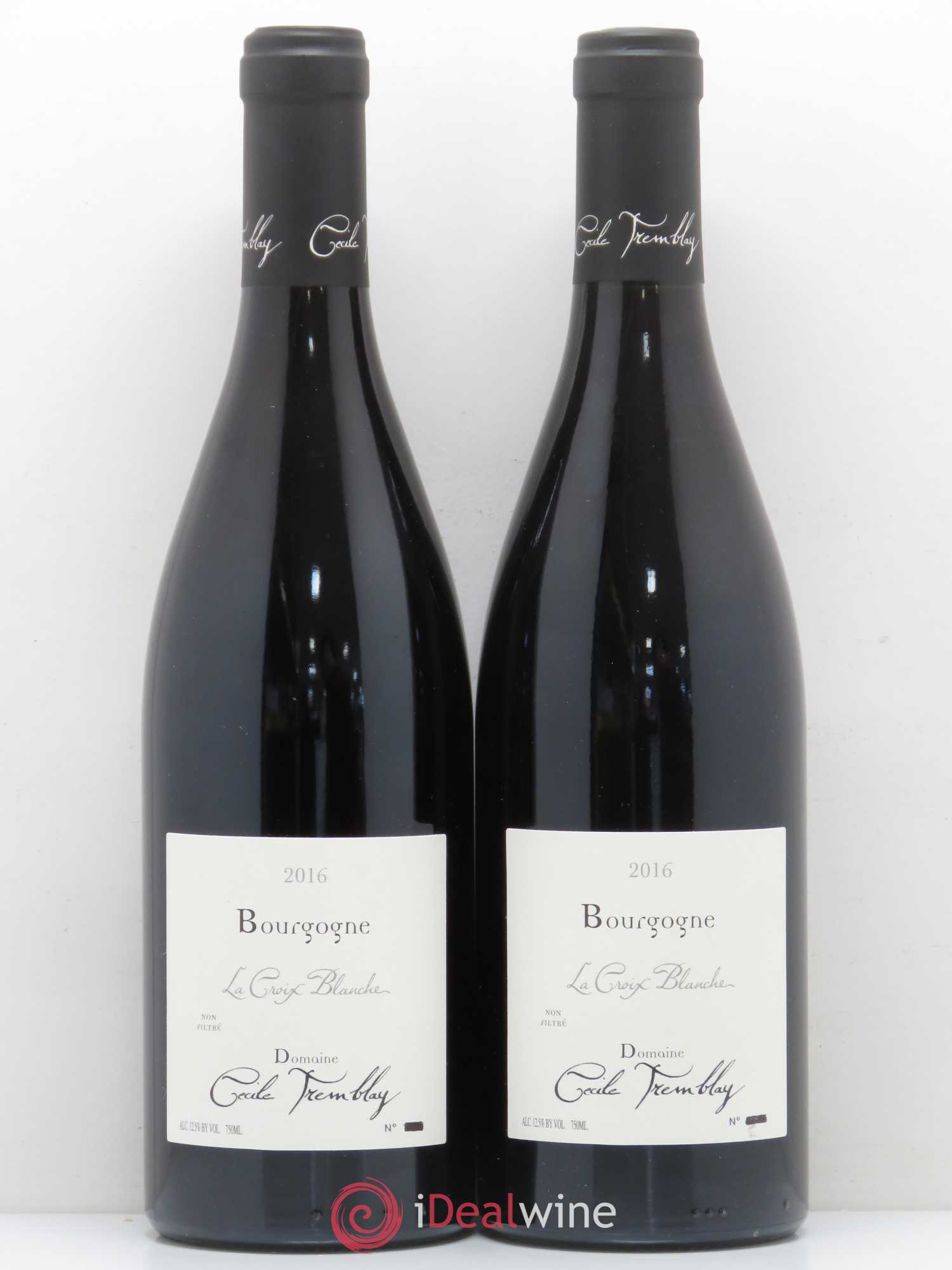 Bourgogne Croix Blanche Cecile Tremblay 2016 - Posten von 2 Flaschen - 0