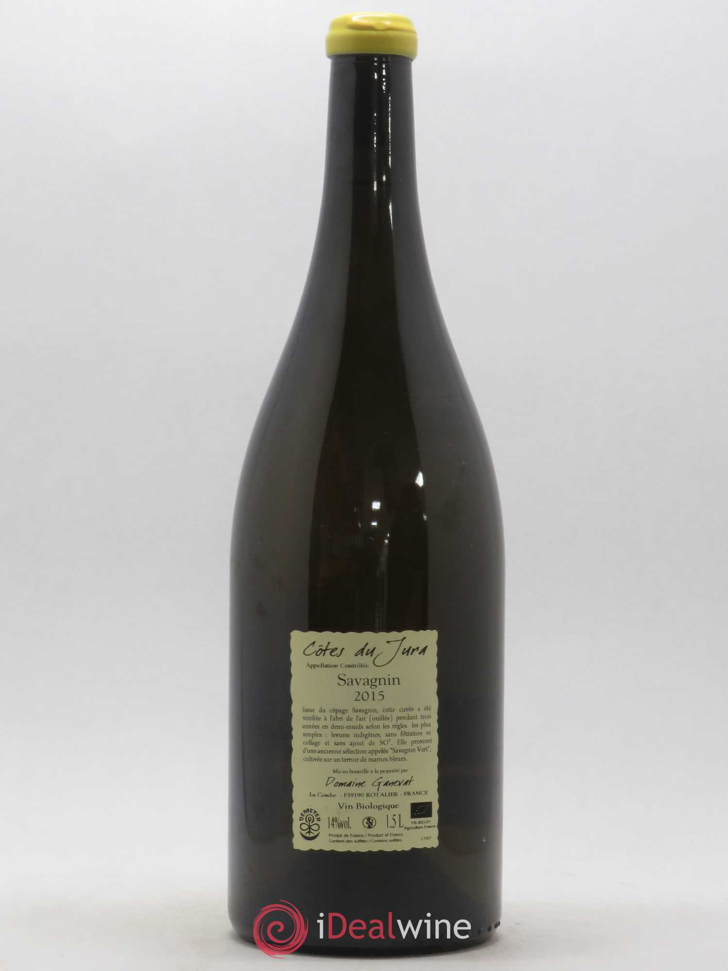Côtes du Jura Les Chalasses Marnes Bleues Jean-François Ganevat (Domaine) 2015 - Lot de 1 magnum - 1