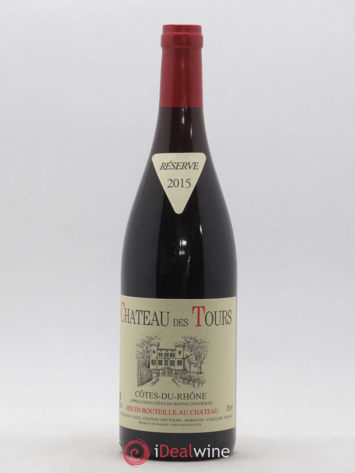 Côtes-du-Rhône Château des Tours Emmanuel Reynaud 2015 - Lot de 1 bouteille - 0