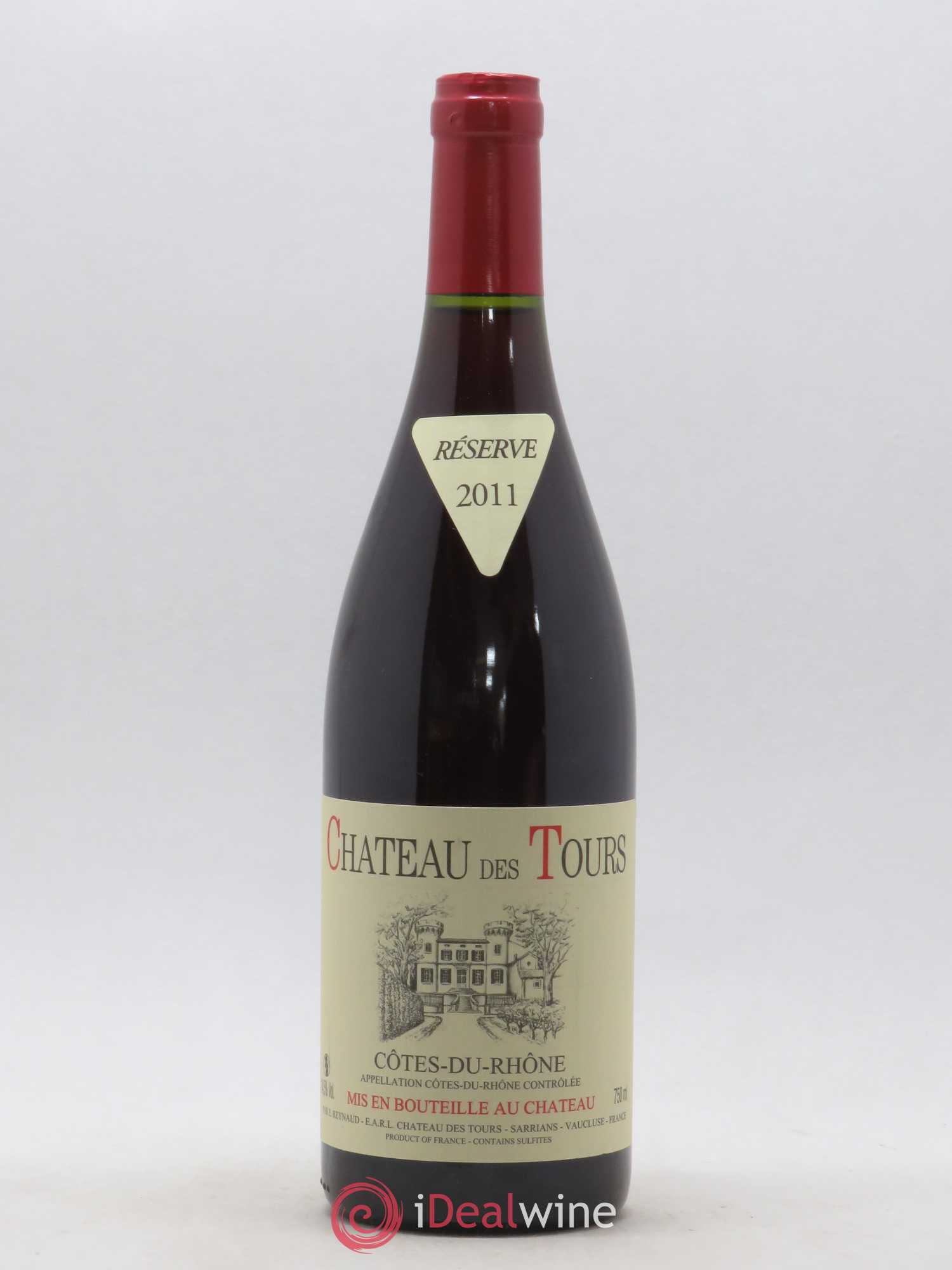 Côtes-du-Rhône Château des Tours Emmanuel Reynaud 2011 - Lot de 1 bouteille - 0
