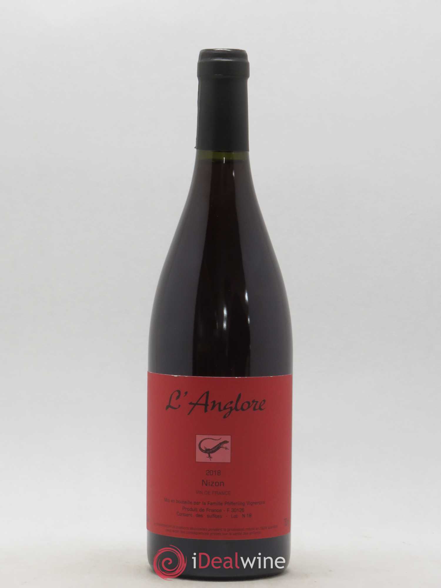 Vin de France Nizon L'Anglore 2018 - Lot de 1 bouteille - 0