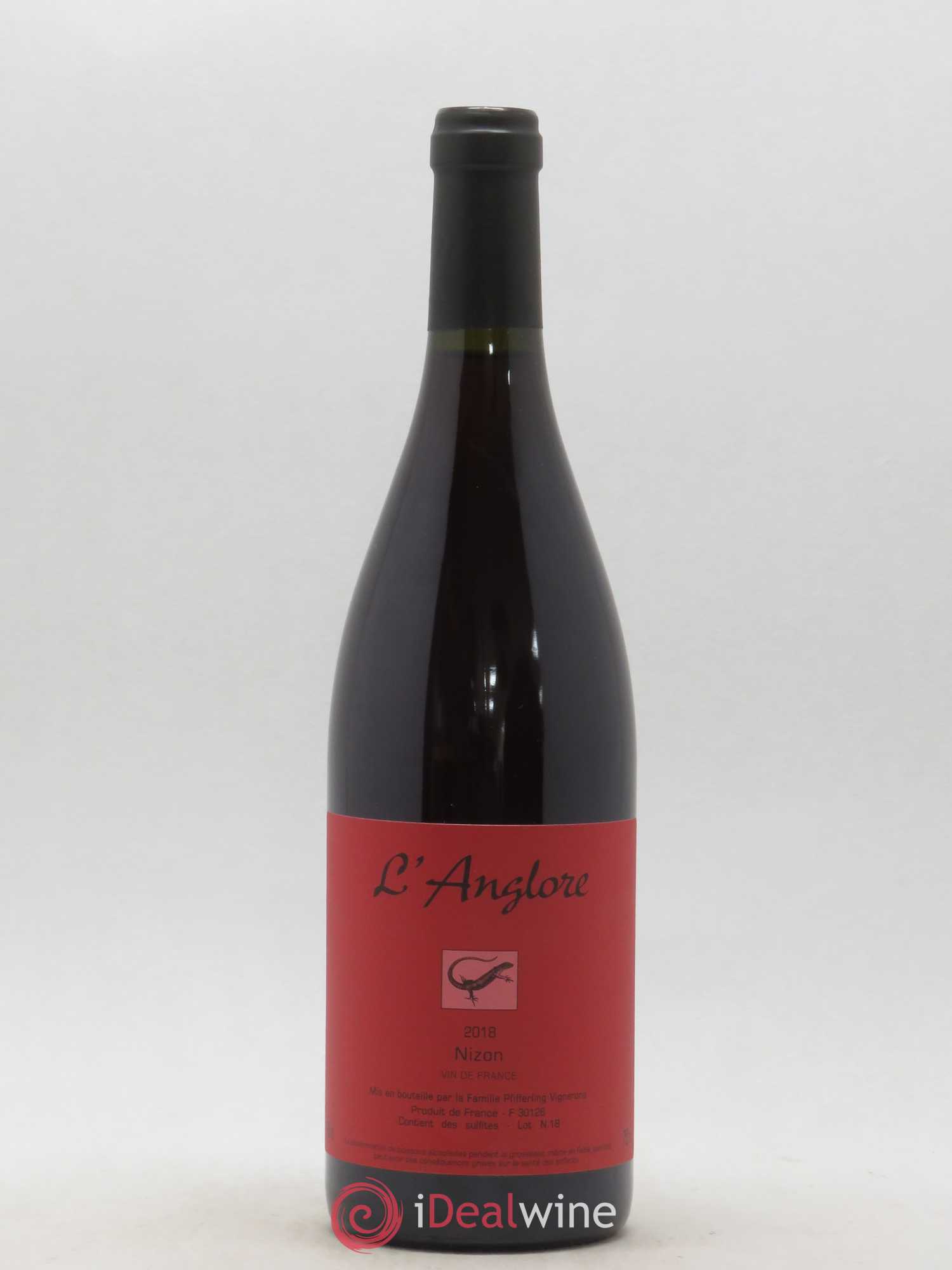 Vin de France Nizon L'Anglore 2018 - Lot de 1 bouteille - 0