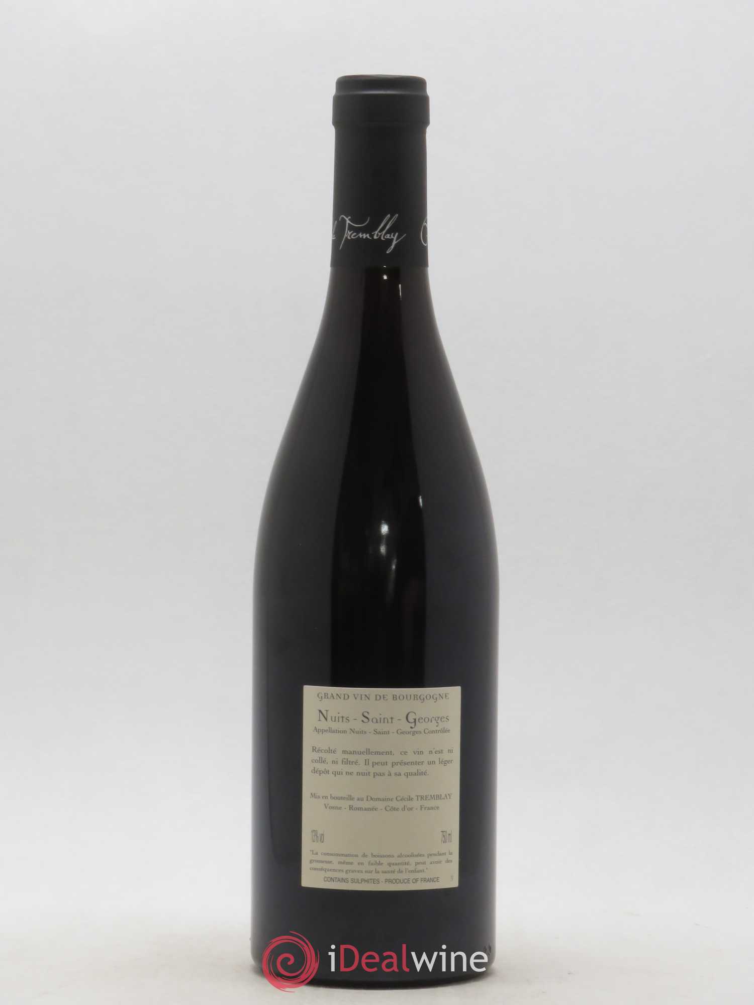 Nuits-Saint-Georges Albuca Cécile Tremblay 2017 - Lot de 1 bouteille - 1